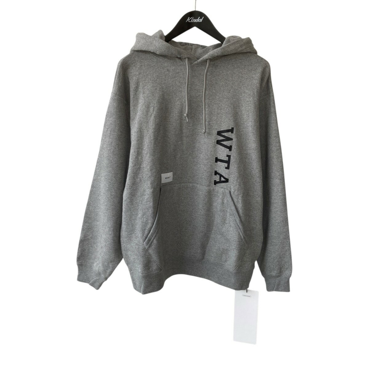 樂天商城 - 【中古】WTAPS　HOODY COTTON． COLLEGE パーカー 231ATDT-CSM01 ライトグレー サイズ：02 【240426】（ダブルタップス）