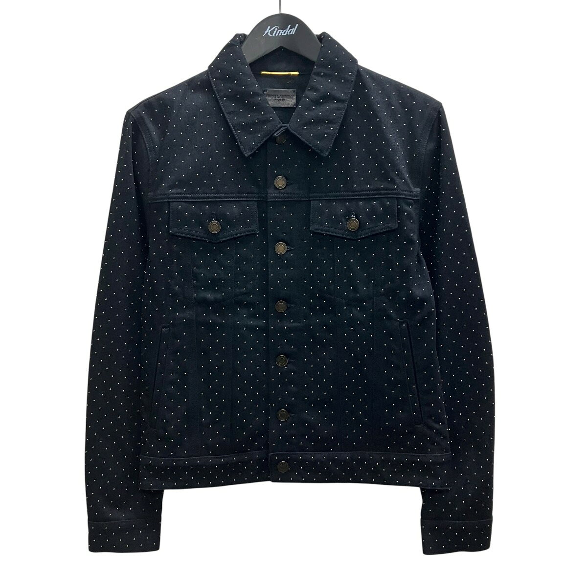 樂天商城 - 【中古】Saint Laurent Paris　ドットジャケット ブラック サイズ：XS 【240426】（サンローランパリ）