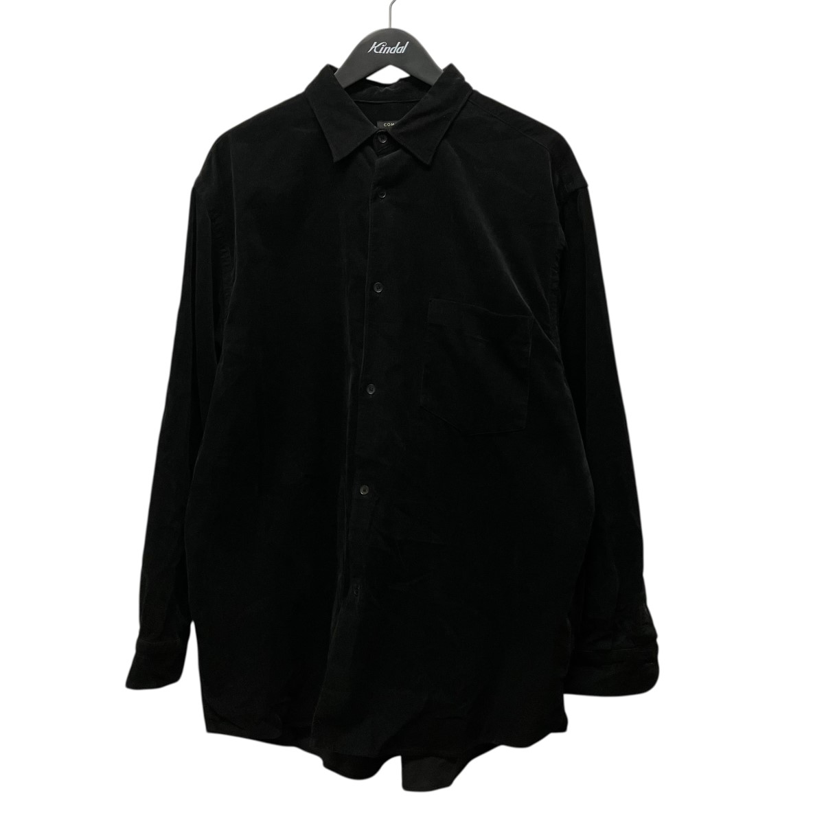 【中古】COMOLI　24AW コーデュロイコモリシャツ A03-02004 ブラック サイズ：5 【...