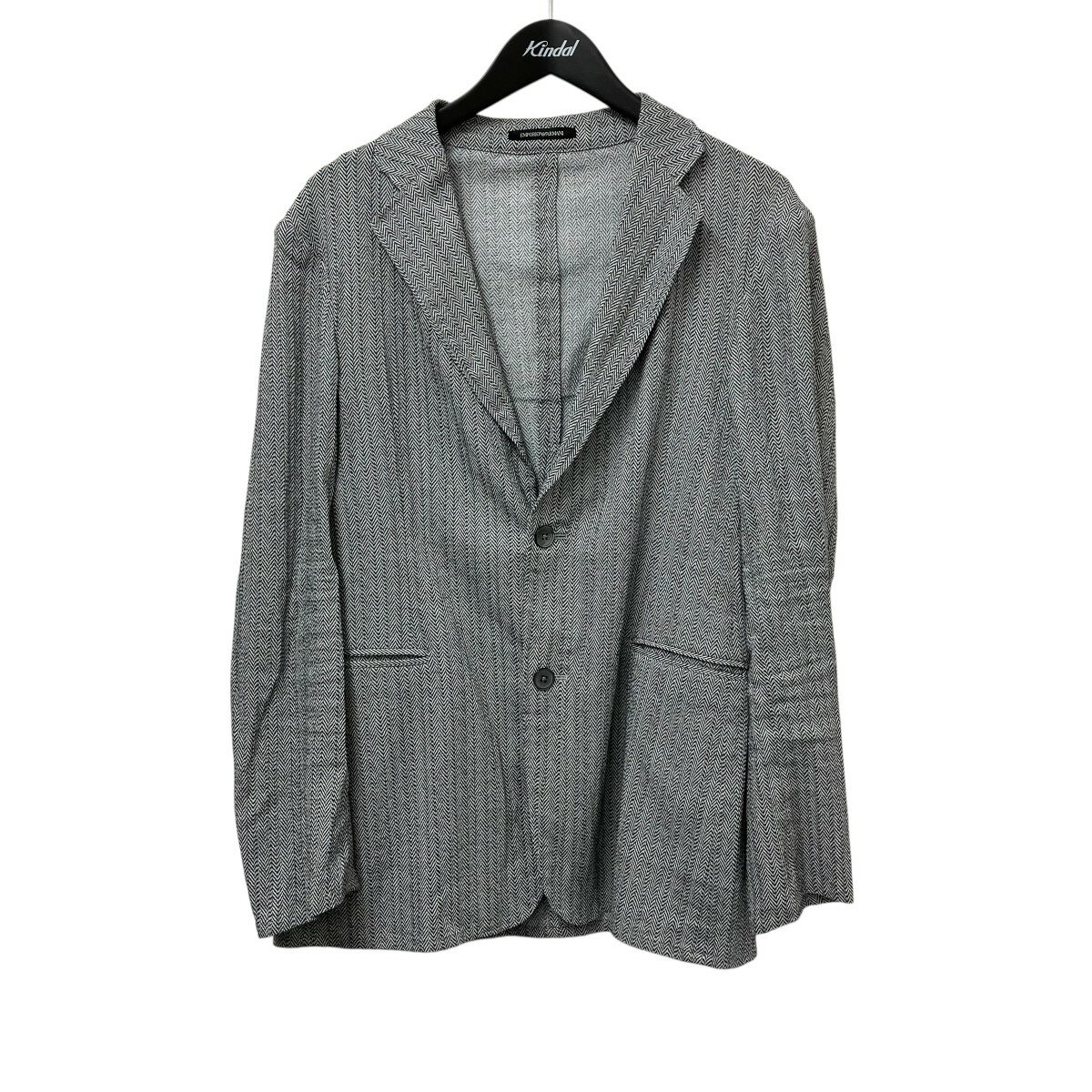 専用 EMPORIO ARMANI / ストライプ テーラード ジャケット ARMANI テーラードジャケット イタリア製 ストライプ ベージュ
