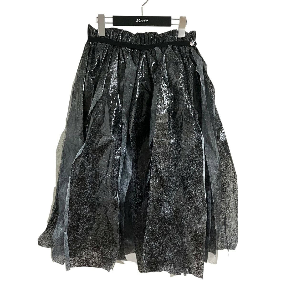 TAO COMME des GARCONS　フリルスカート　水玉　AD2008 コムデギャルソン ネイビー ドット柄 スカート フリル - メルカリ