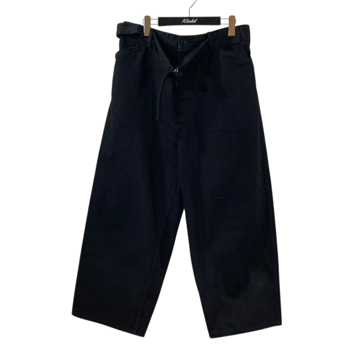 樂天商城 - 【中古】COMOLI　25AW ブラックデニム ベルテッドパンツ デニムパンツ CO3-03001 ブラック サイズ：4 【270426】（コモリ）