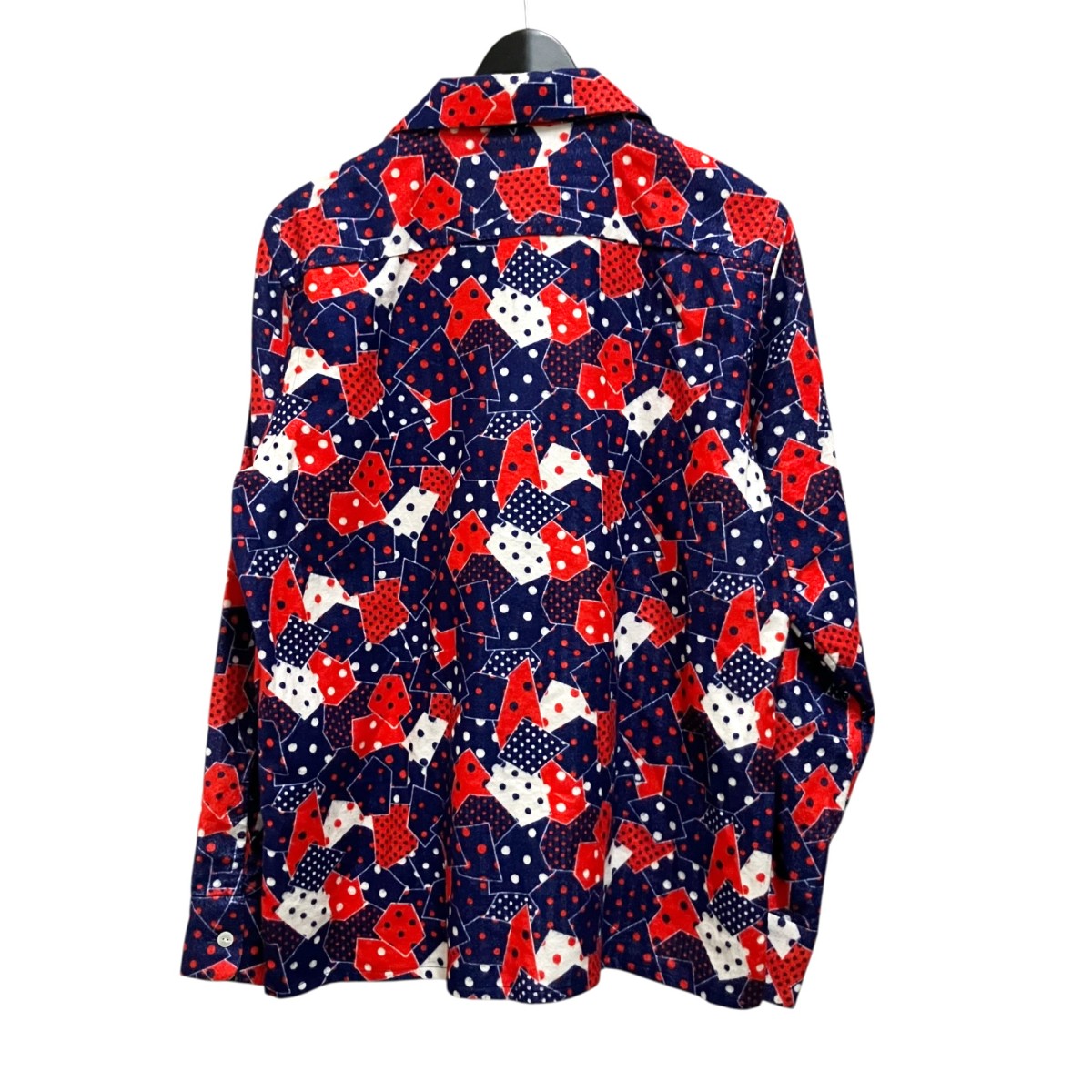 【中古】Needles　総柄シャツ LQ156 ネイビー×レッド サイズ：S 【300426】（ニードルズ） kind-u-13533116 ブランド古着のカインドオル サンプル画像2