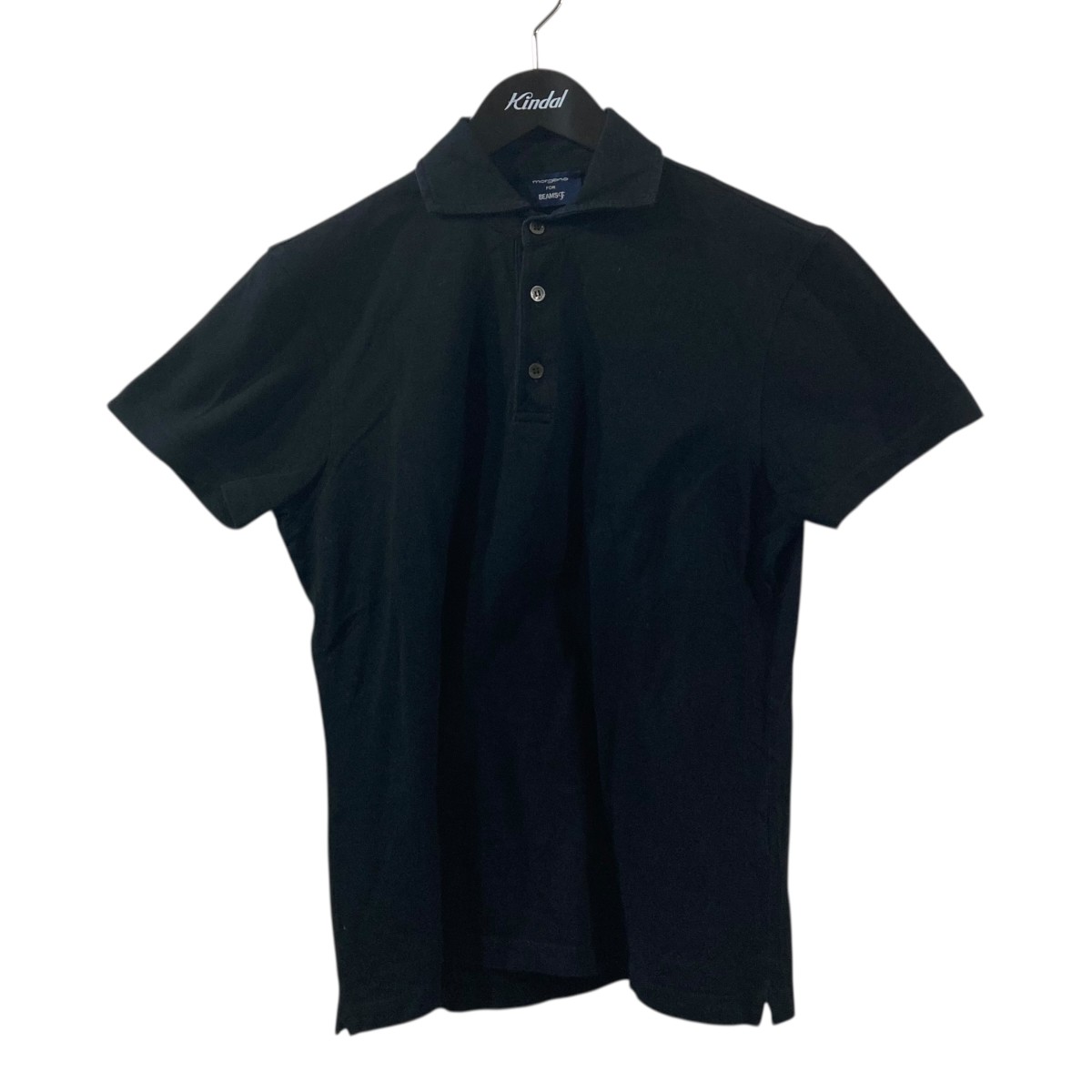 【中古】MORGANO　FOR BEAMS F ポロシャツ 21-02-0007-872 ブラック サイズ：ワンサイズ 【050526】（モルガーノ）
