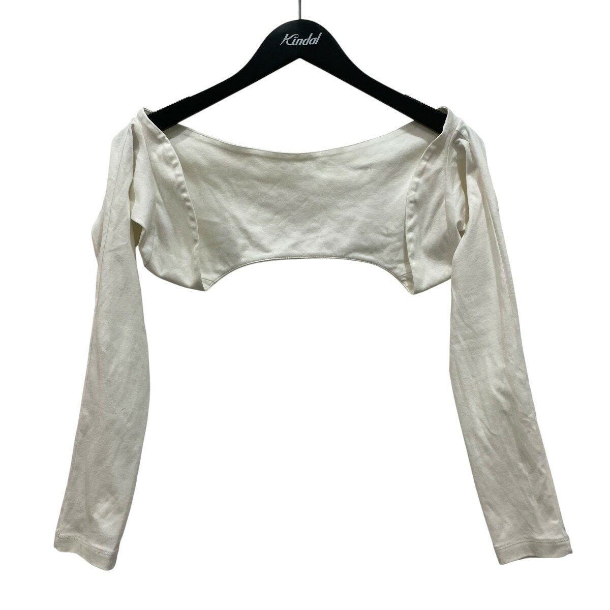 biotope　Cotton silk arm cardigan ショート丈カーディガン EEF33120A ホワイト サイズ：0 （ビオトープ）