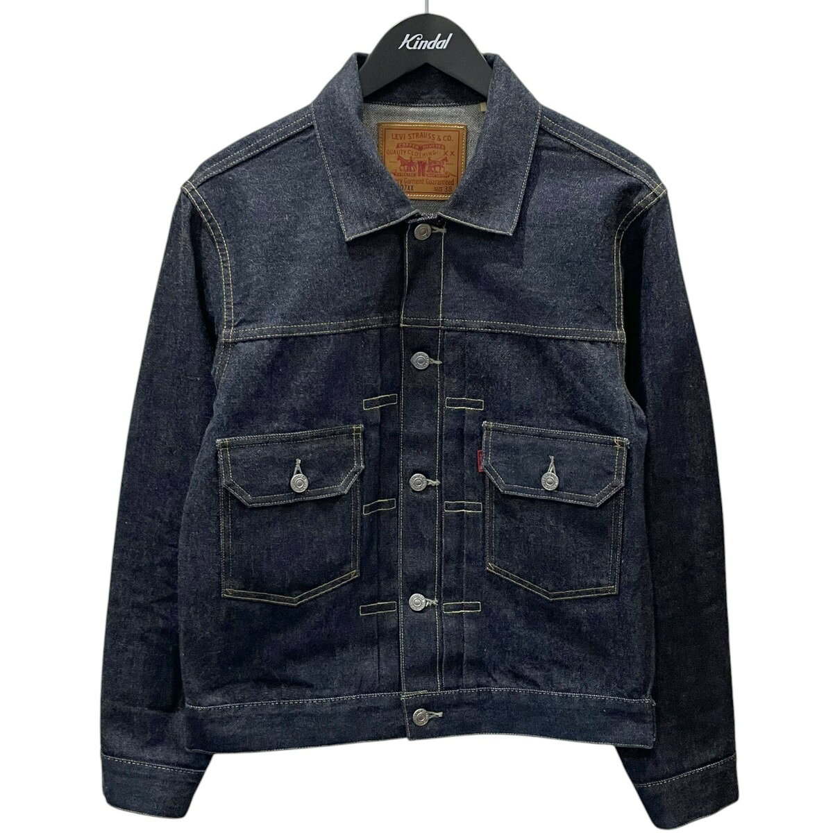 【中古】LEVI’S　デニムジャケット 507XX 1953 TYPE II JACKET 2nd TYPE 53年モデル日本製 70507-0062 インディゴ サイズ：38 【100526】（リーバイス）