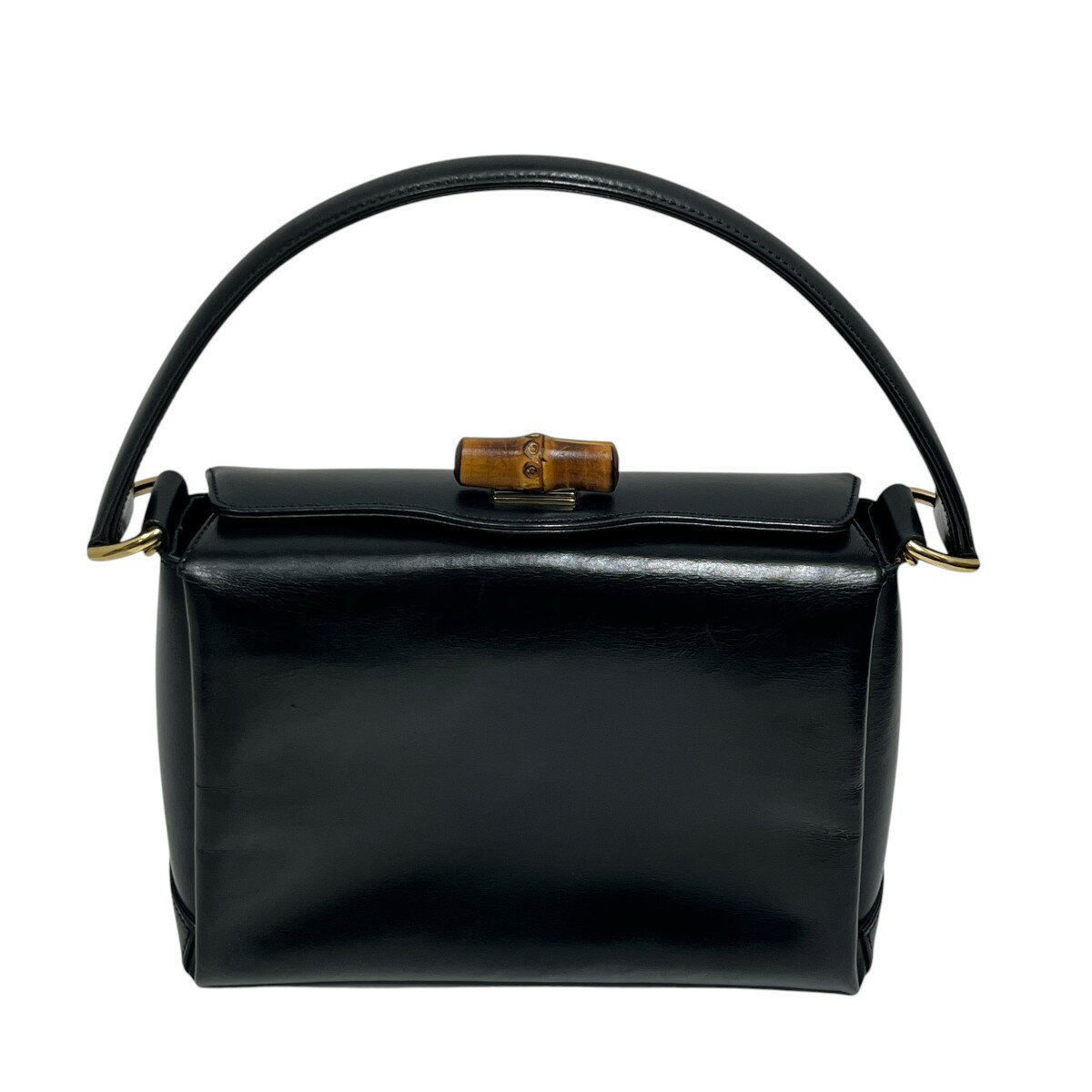 樂天商城 - 【中古】GUCCI　バンブーハンドバッグ ネイビー 【090526】（グッチ）