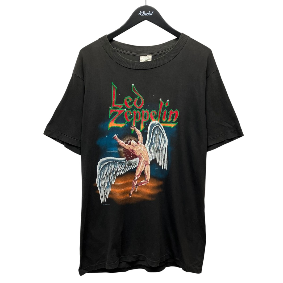 【中古】Led Zeppelin90s「SWAN SONG」 プリントTシャツ ブラック【価格見直し】
