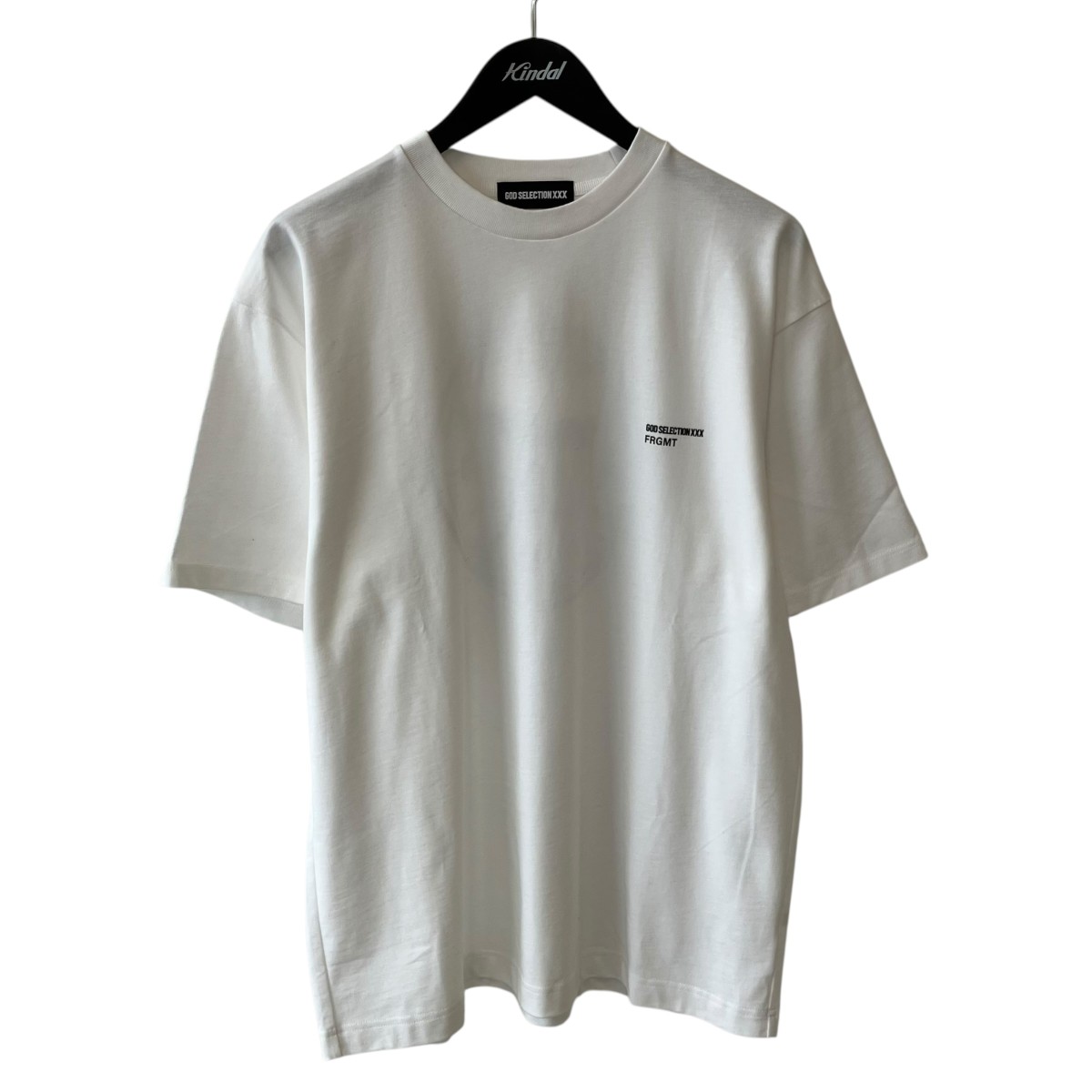 【中古】GOD SELECTION XXX×FRAGMENT DESIGN　12周年 Tシャツ ホワイト サイズ：L 【180526】（ゴッドセレクショントリプルエックス×フラグメントデザイン）