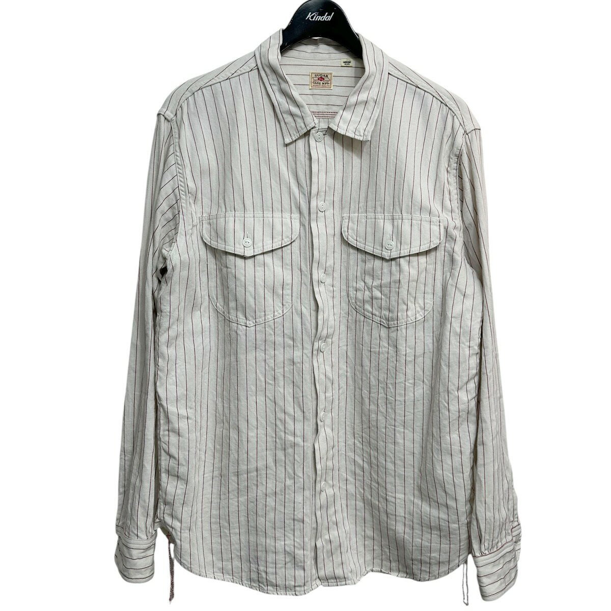 SUGAR CANE　COKE STRIPE WORK SHIRT コークストライプワークシャツ SC28652 オフホワイト サイズ：M （シュガーケーン）