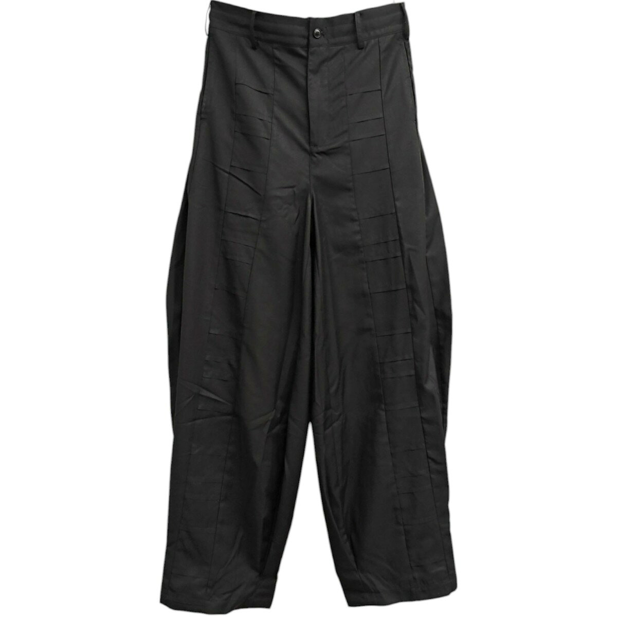 乐天商城 - 【中古】NOT CONVENTIONAL　2026SS Hypotaenidia design pants ワイドパンツ ブラック サイズ：F 【220526】（ノットコンベンショナル）