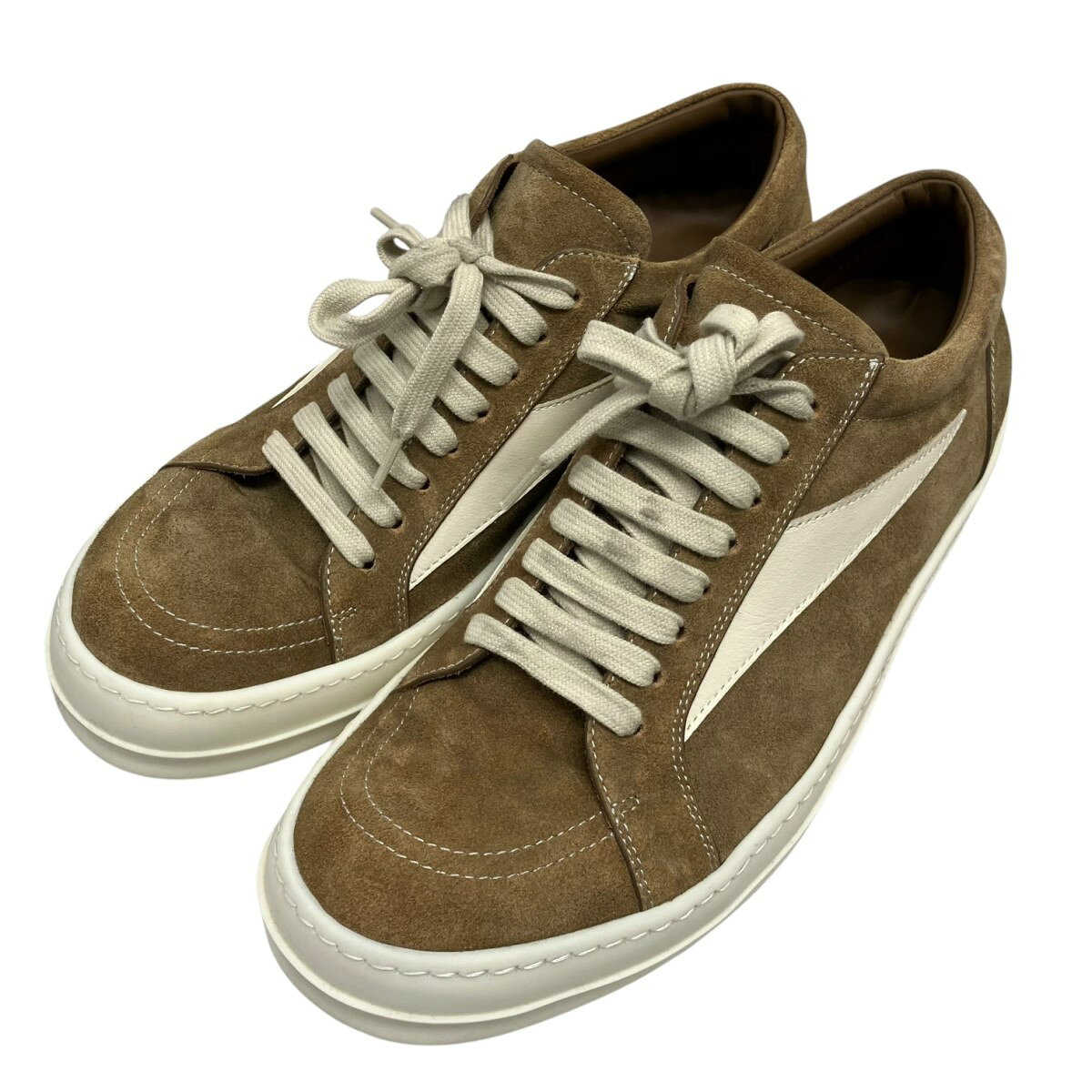 【中古】RICK OWENS　26SS ヴィンテージローカットスニーカー RU01F2897LCSUCO キ...