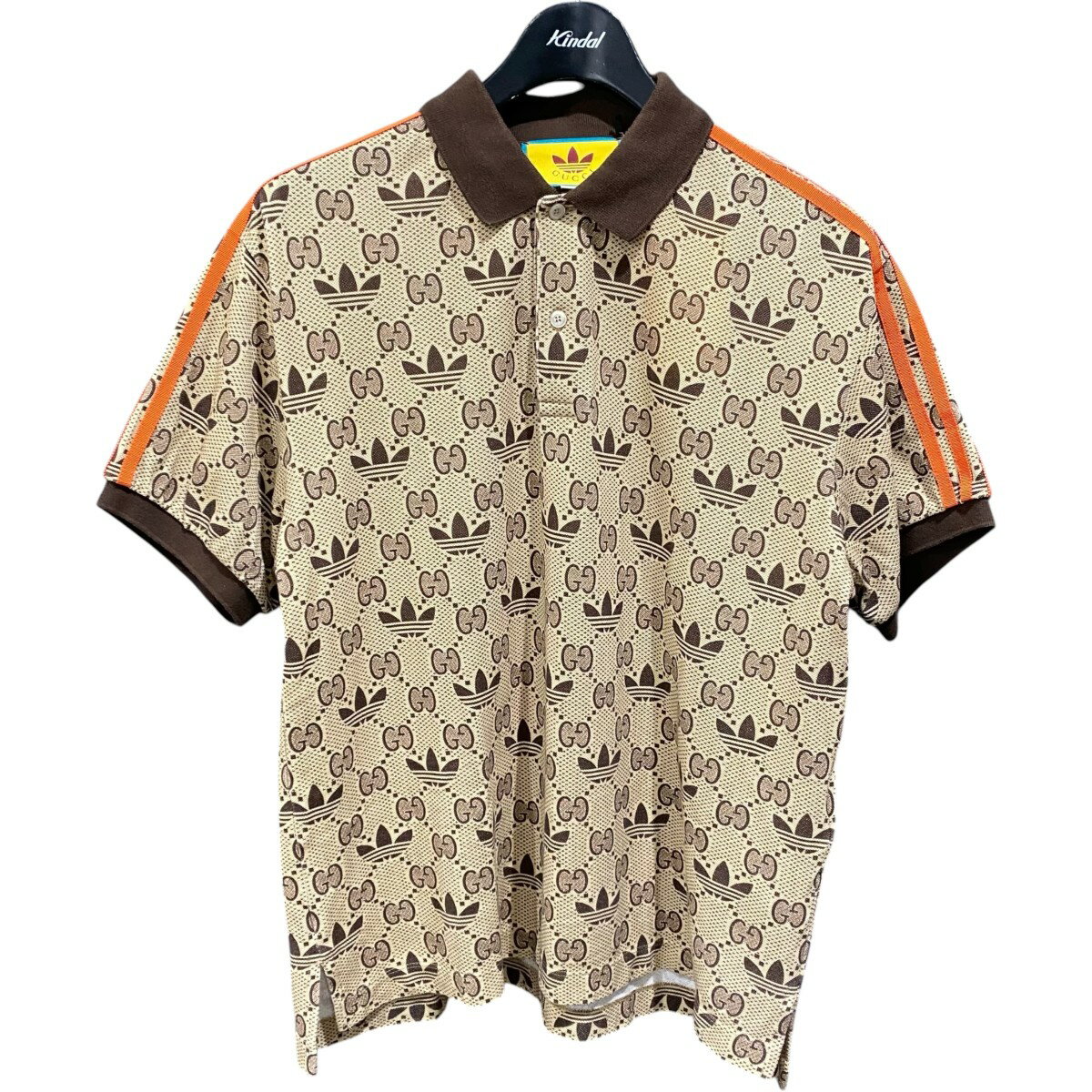 GUCCI ✖adidasコラボ ポロシャツ M GUCCI adidas コラボ ポロシャツ M イタリア製 グッチ アディダス