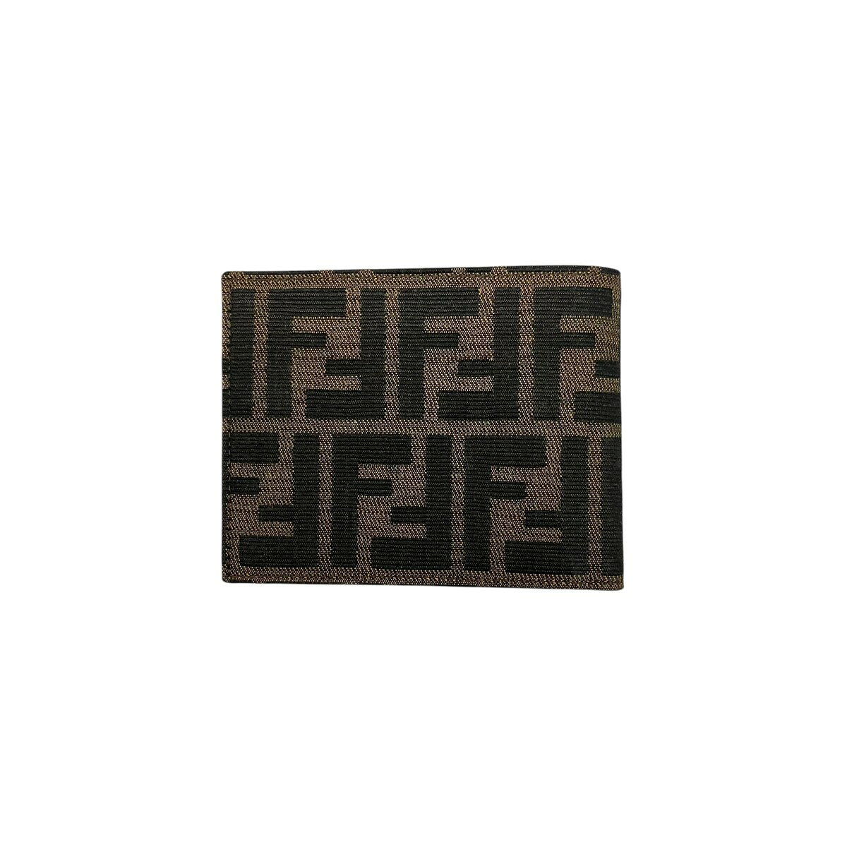 【中古】FENDIズッカ柄二つ折り財布 2266 7M0001 ブラウン【価格見直し】