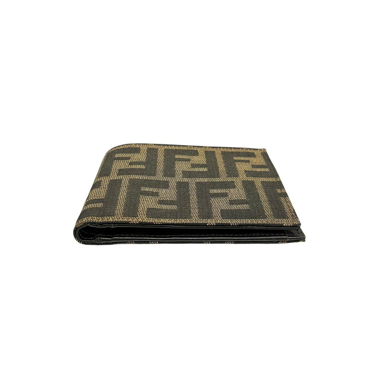 【中古】FENDIズッカ柄二つ折り財布 2266 7M0001 ブラウン【価格見直し】