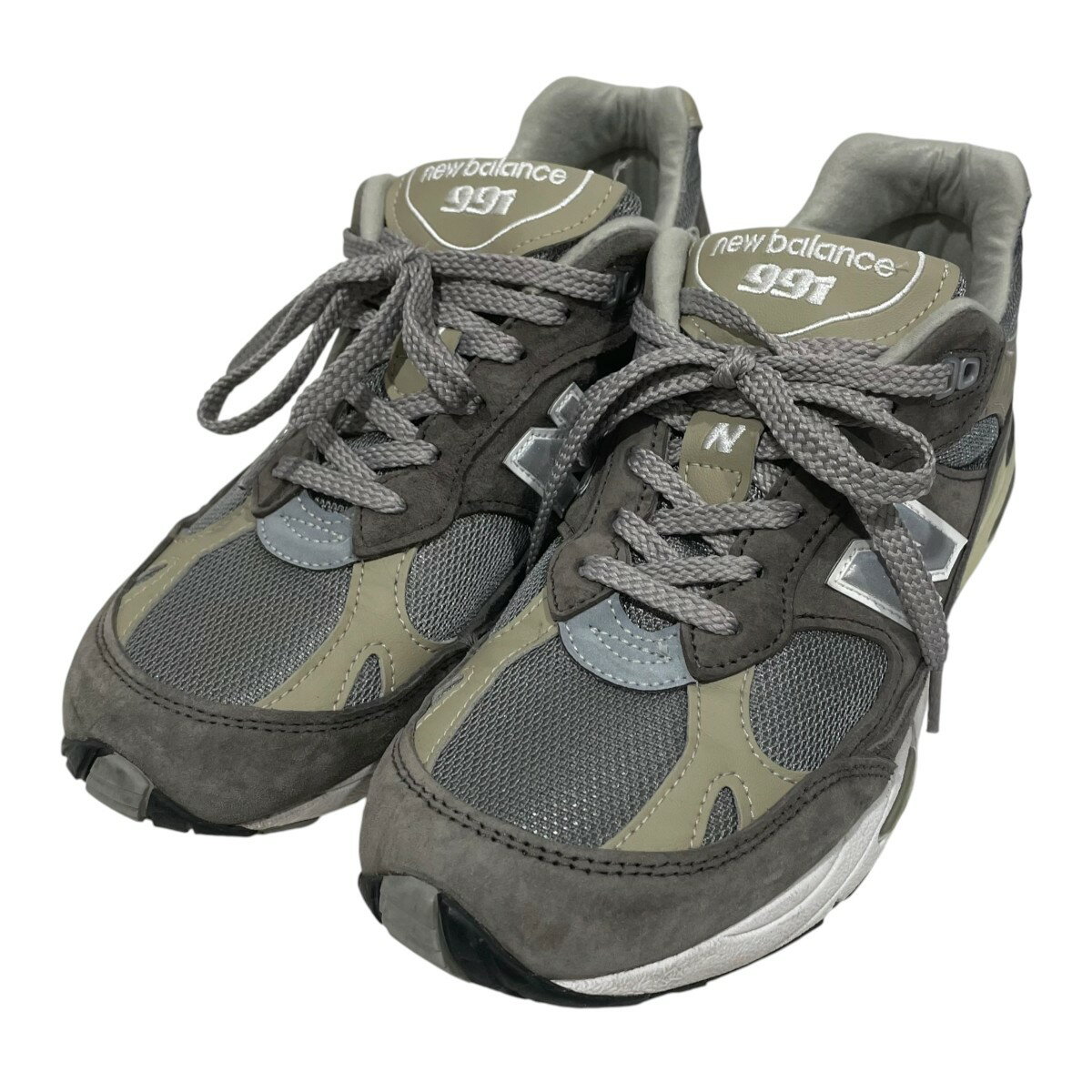 NEW BALANCE スニーカー M991UKF MADE IN ENGLAND グレー サイズ：8 （ニューバランス）
