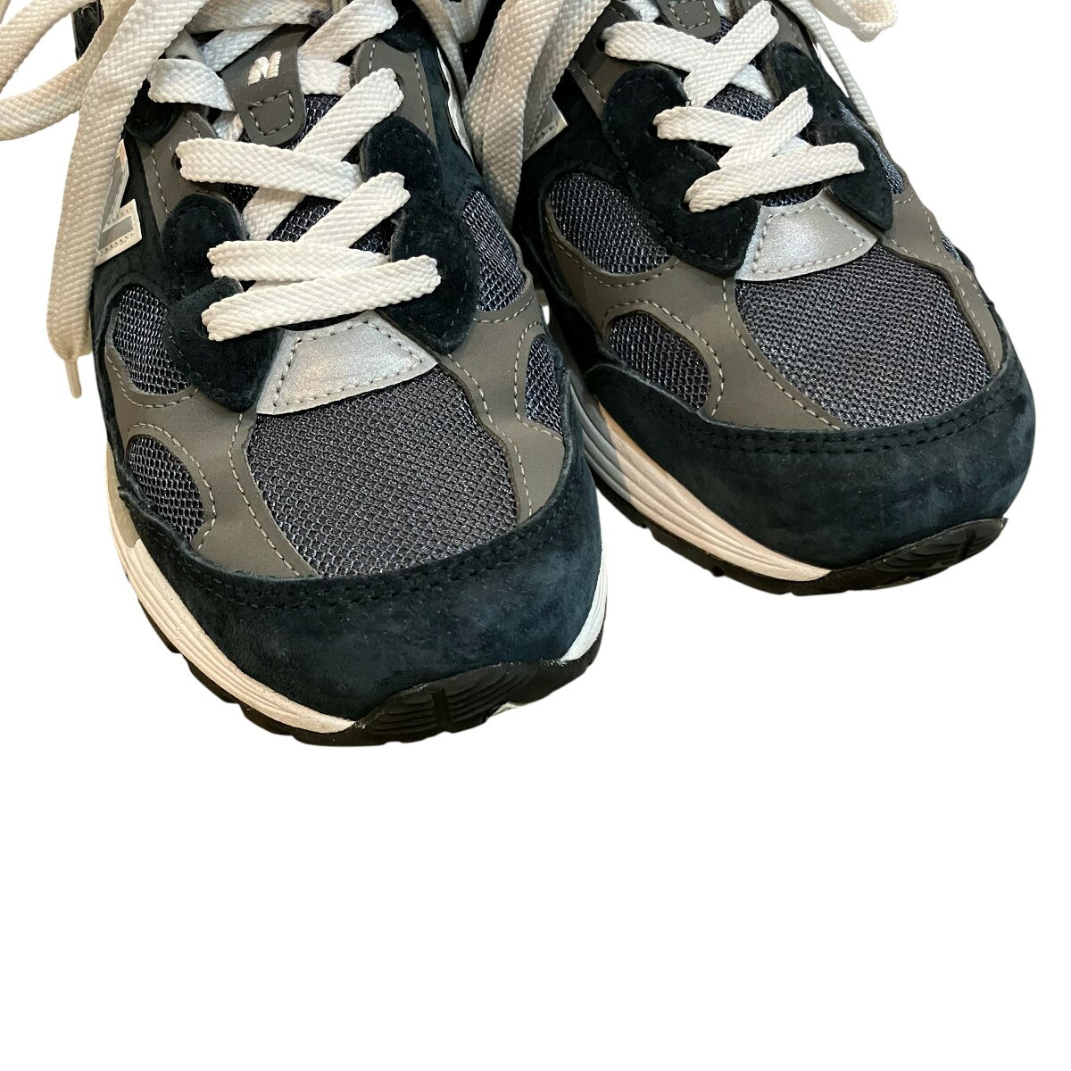 【中古】NEW BALANCE　「New Balance 992」 スニーカー U992NY ネイビー×グレー サ...