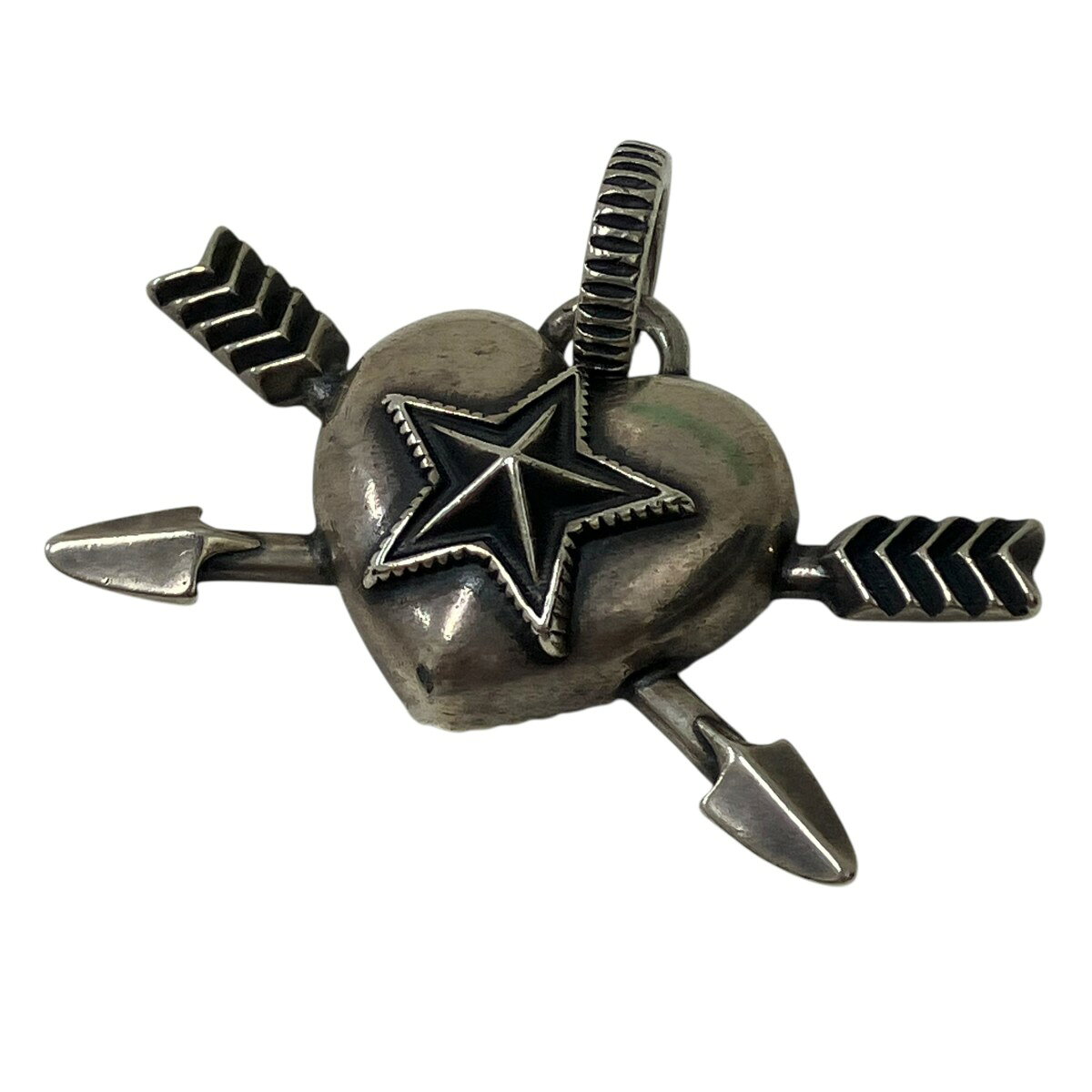 【中古】CODY SANDERSON CODY SANDERSON Heart ＆ Sheriff Star Double Arrow Pendant ハートアロー ペンダント 【250526】（コディ サンダーソン）