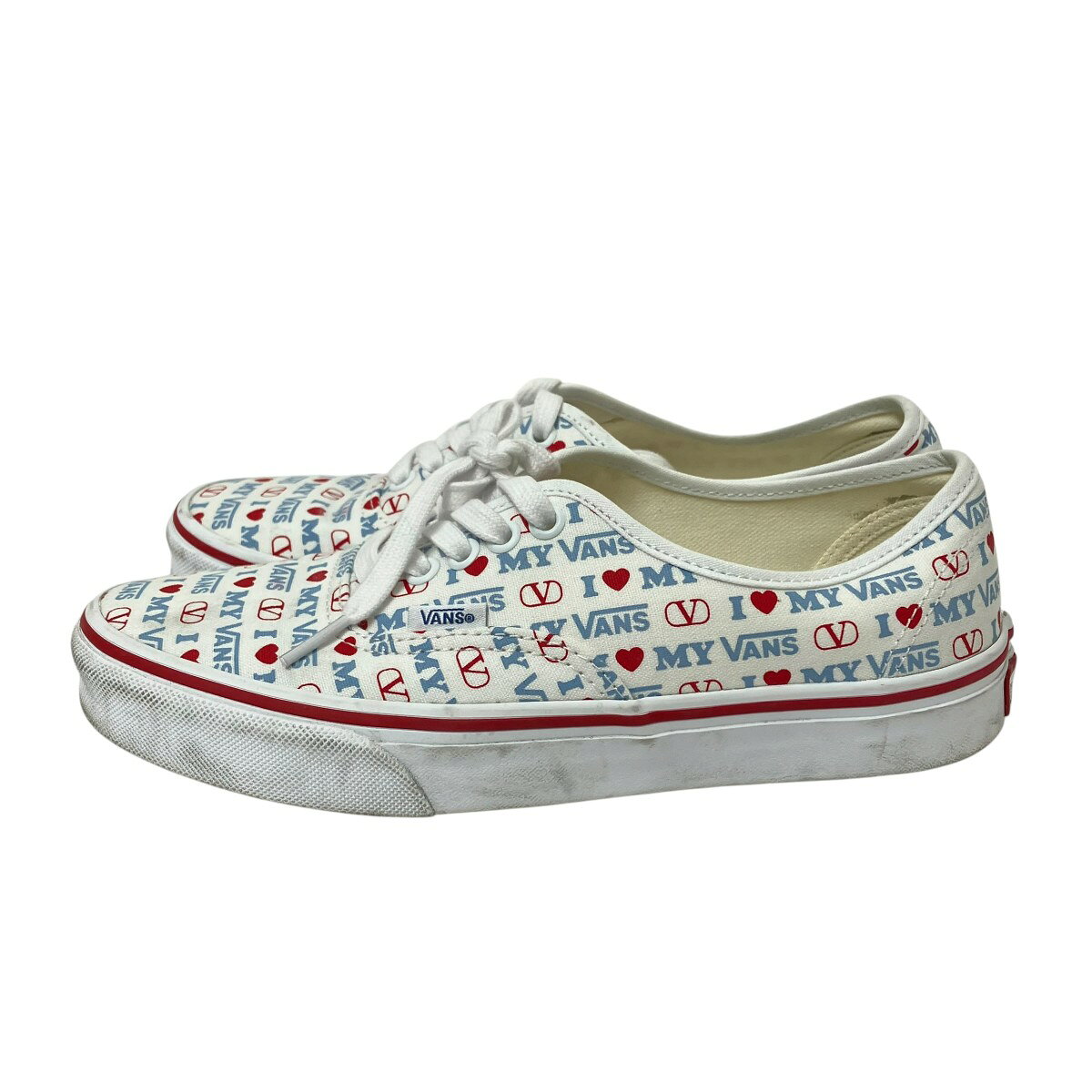 【中古】VANS×VALENTINO　スニーカー ホワイト サイズ：24.5cm 【280526】（バンズ×ヴァレンチノ） 2