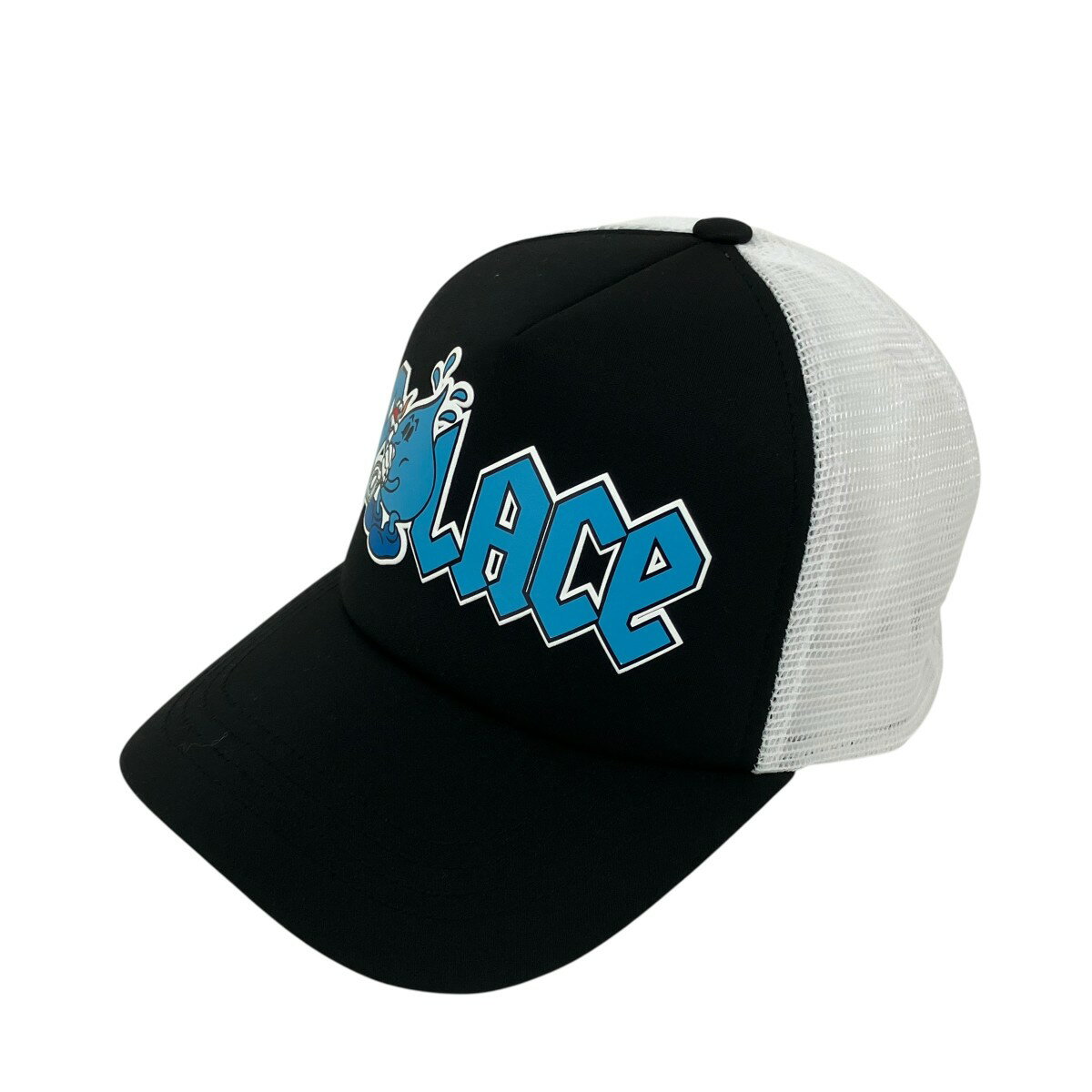 【中古】PALACE　Palace World Industries Trucker メッシュキャップ P30H278 ブラック 【080626】（パレス）
