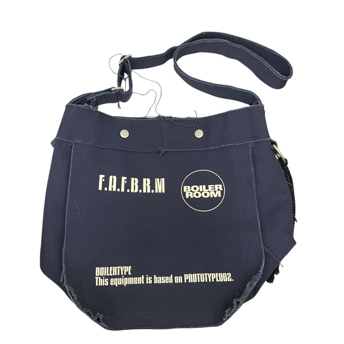 Rakuten - 【中古】BOILER ROOM　キャンバスショルダーバッグ 00242802-BR ネイビー サイズ：One Size 【080626】（ボイラールーム）