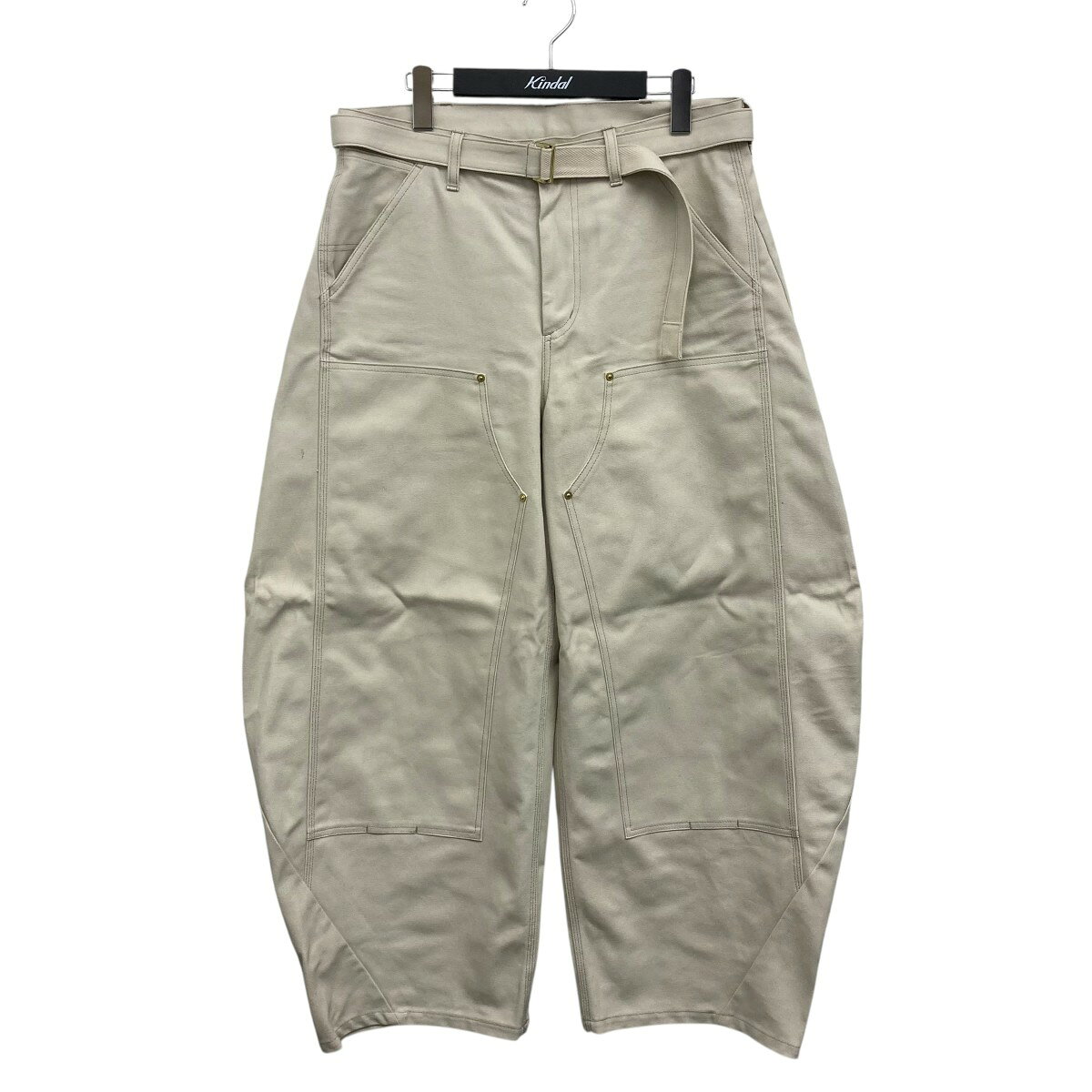 sacai×CarHartt　Carhartt WIP Duck Pants デニムパンツ アイボリー サイズ：2 （サカイ×カーハート）