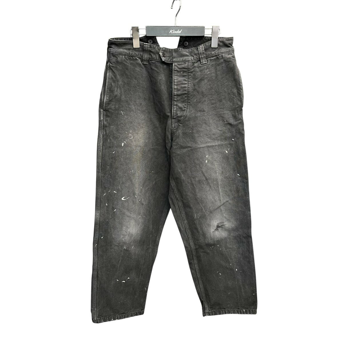 VISVIM　26SS TILLER PANTS DMGD ワークパンツ 0126105008015 ブラック サイズ：2 （ビズビム）