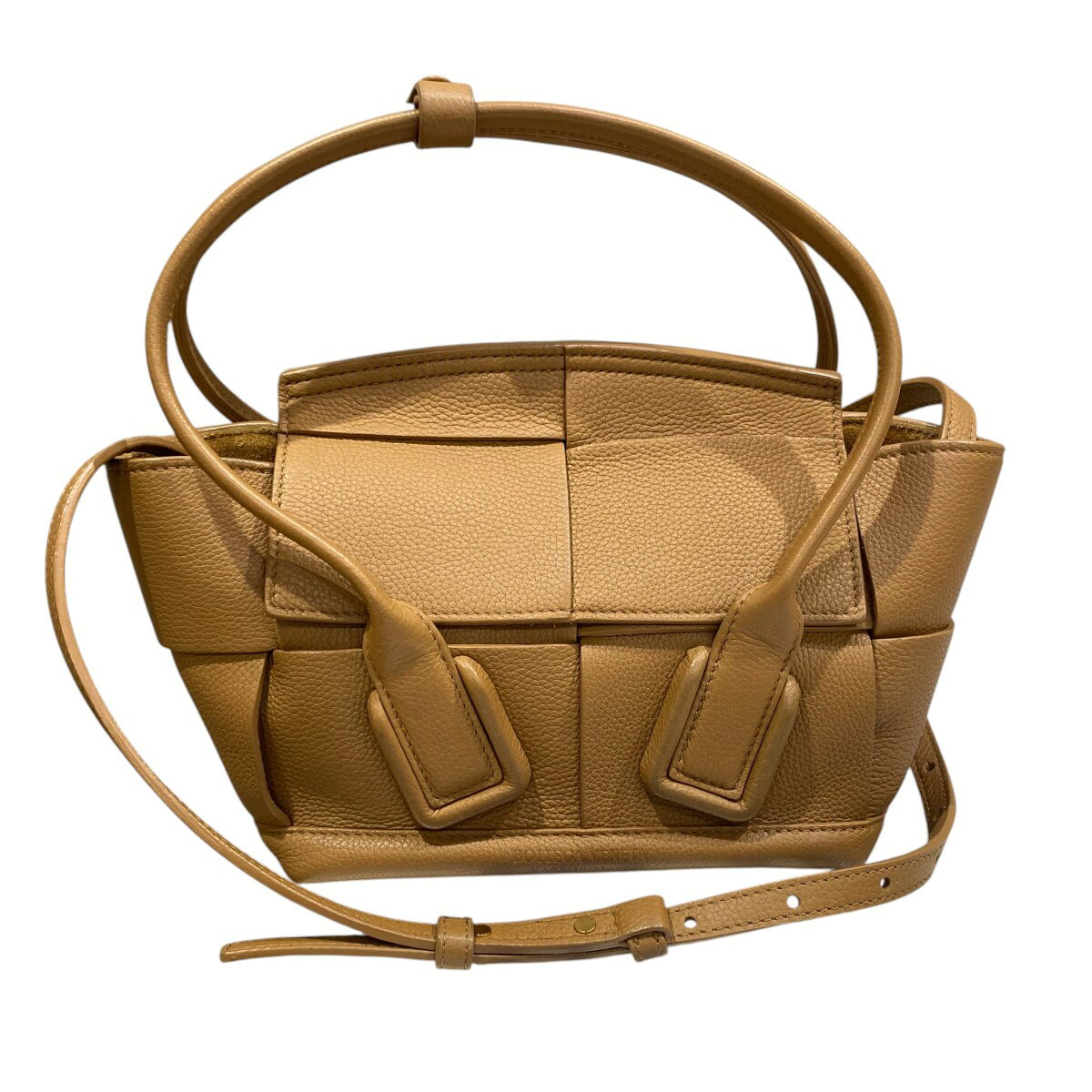 BOTTEGA VENETA2Wayショルダーバッグ マキシイントレチャート ザアルコ ブラウン