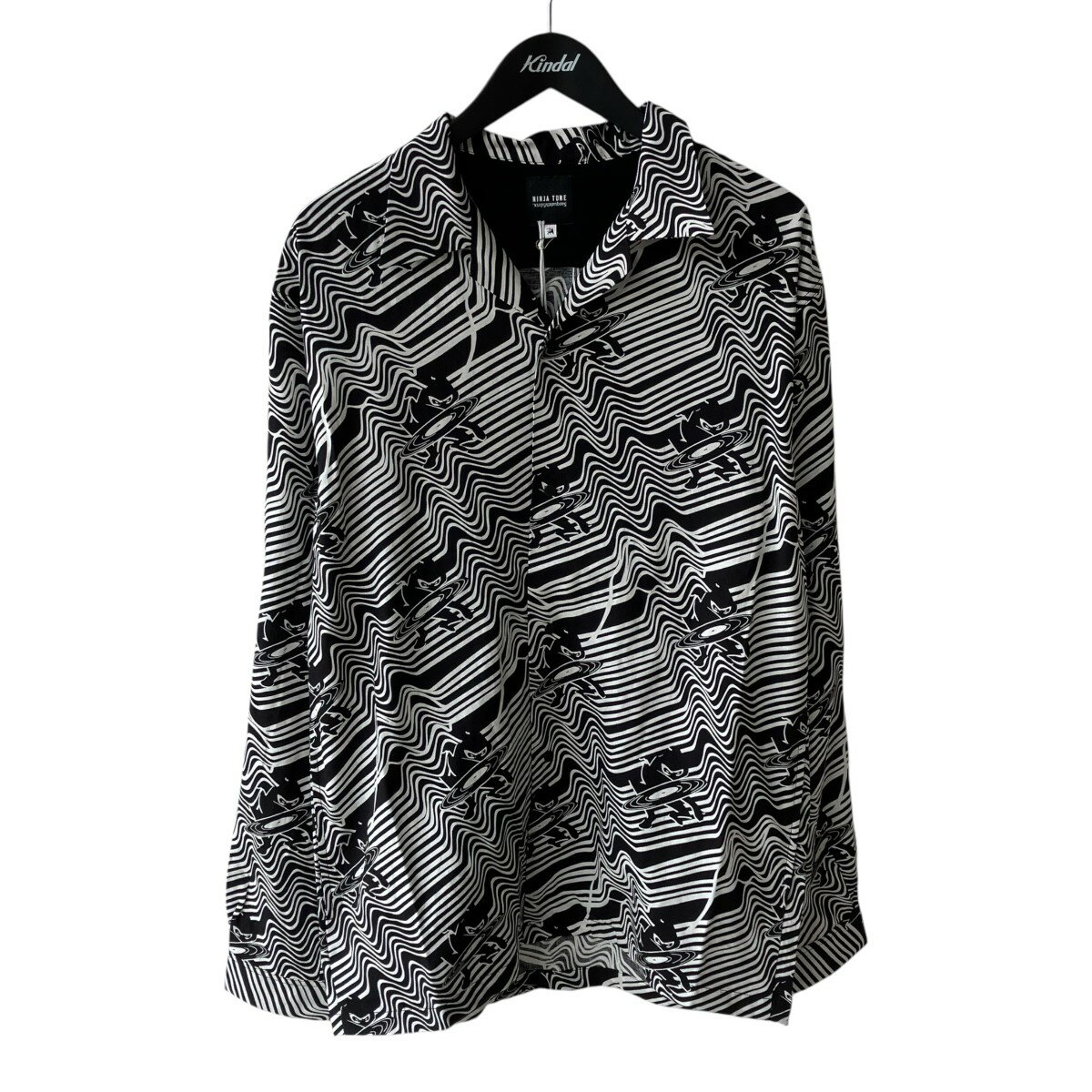 SASQUATCHfabrix．　NINJA TUNE シャツ 21SS-SY9-051 ブラック サイズ：M （サスクワァッチファブリックス．）