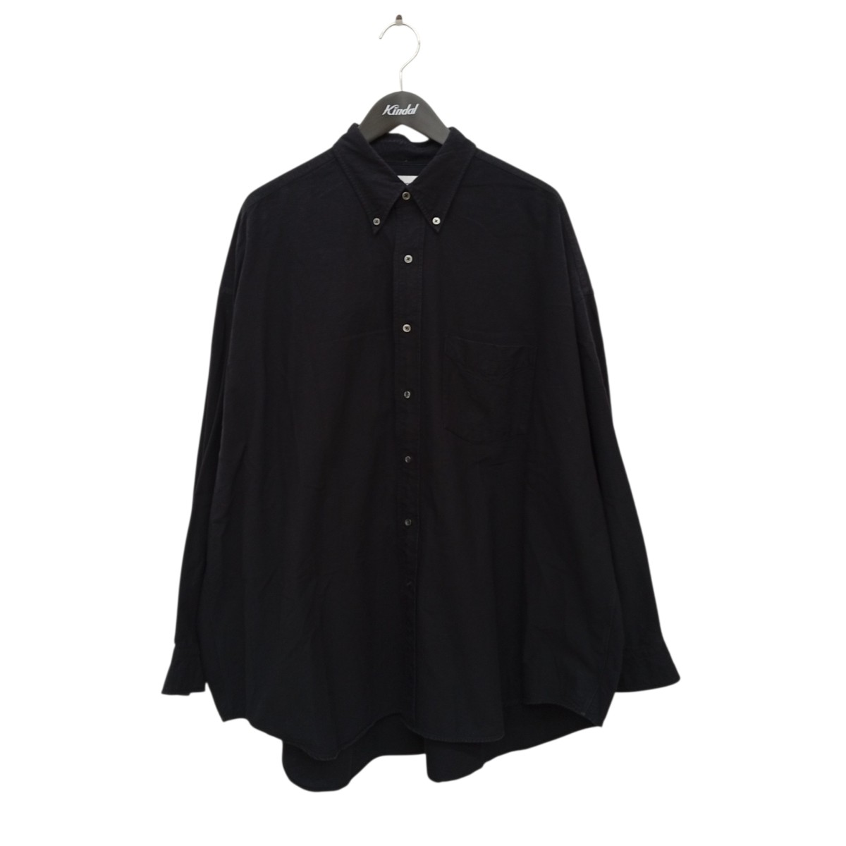 Graphpaper　Oxford Oversized B．D Shirt オックスフォードBDシャツ GM234-50021B ブラック サイズ：O/S （グラフペーパー）