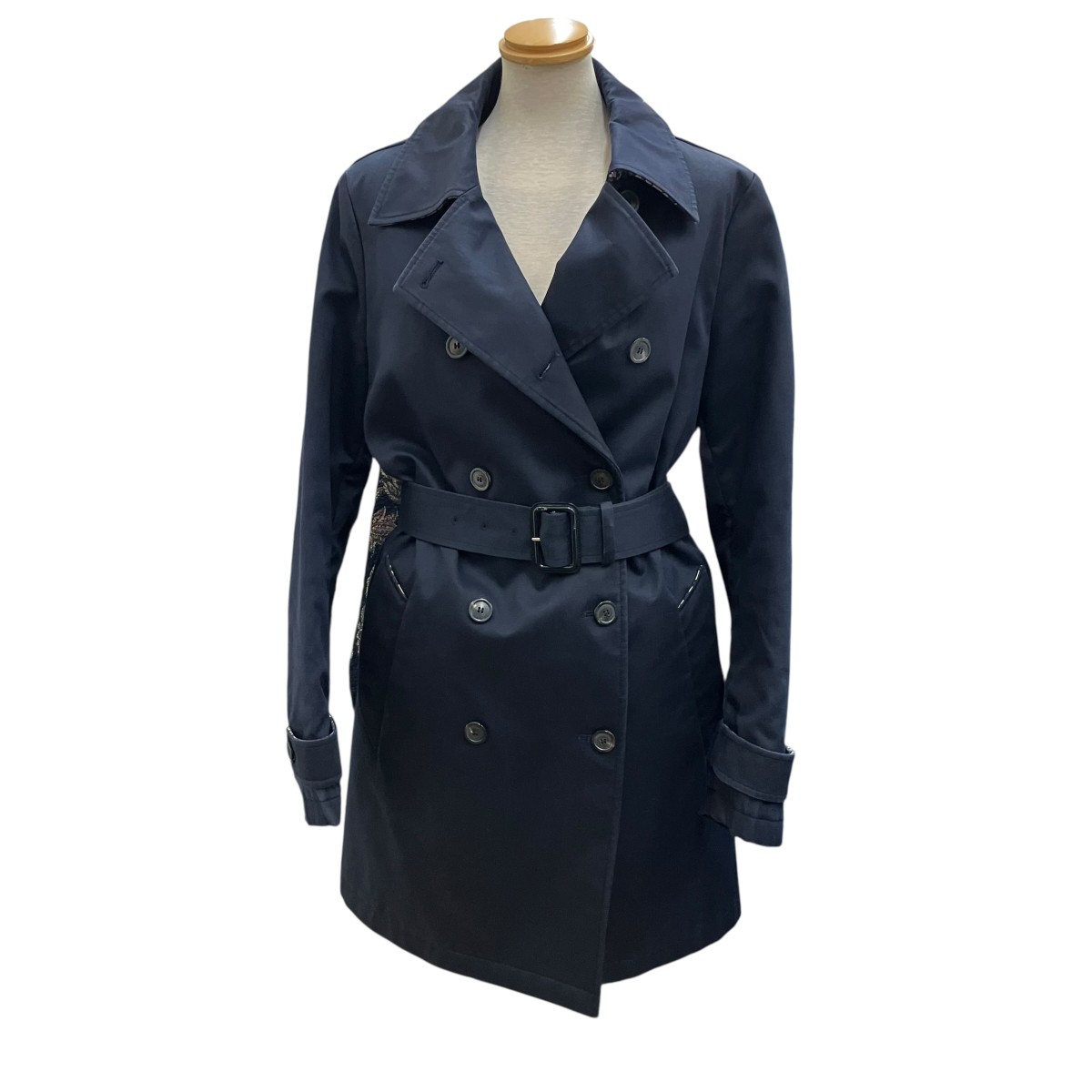 Christian Dior｜トレンチコート｜ダークグレー／ネイビー系｜極美品 楽天市場】dior トレンチコートの通販