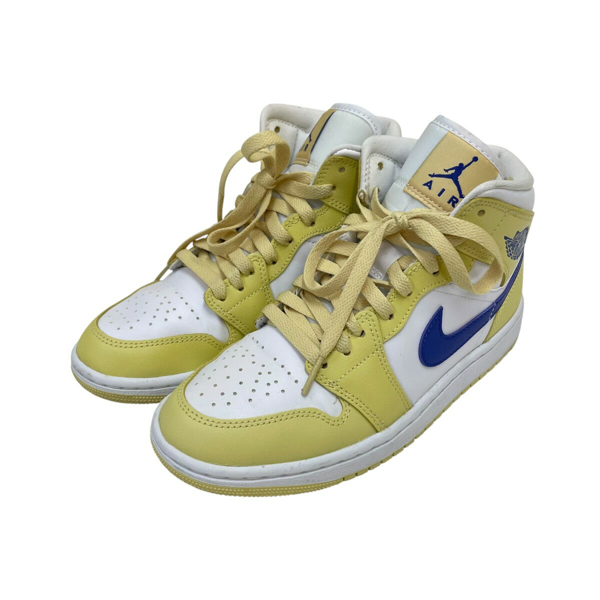 Rakuten - 【中古】NIKE　Women’s Air Jordan 1 Mid Lemon Wash スニーカー BQ6472-701 イエロー サイズ：23.5cm 【140626】（ナイキ）