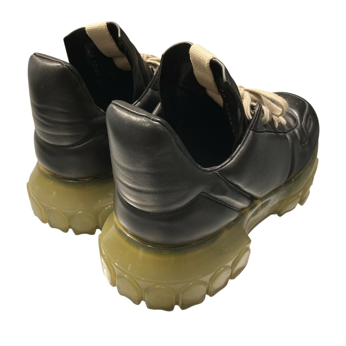 【中古】RICK OWENS　MAXIMAL TRACTOR レースアップシューズ F3887 ブラック サイズ：42 1/2 【170626】（リックオウエンス） 2