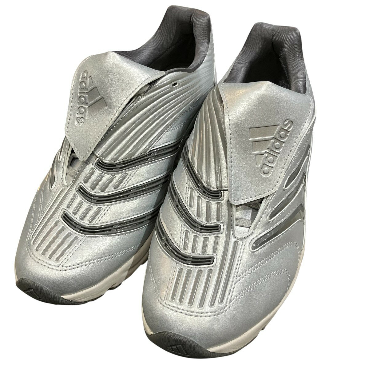 adidas 「PREDATOR MEGARIDE」 スニーカー JS1555 シルバー サイズ：27.5CM （アディダス）