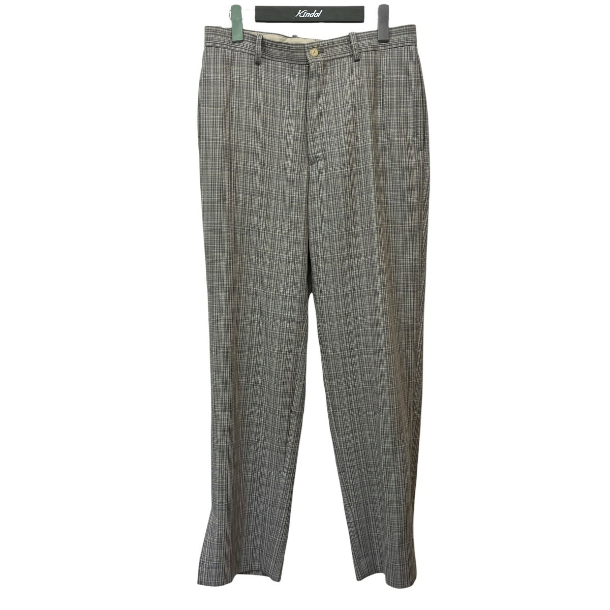 楽天市場】auralee double face check wide slacksの通販