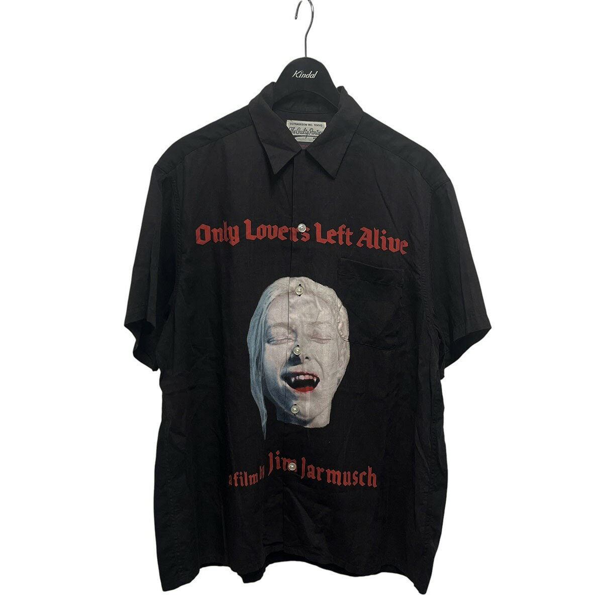 WACKO MARIA　JIM JARMUSCH S S HAWAIIAN SHIRT アロハシャツ ブラック サイズ：L （ワコマリア）