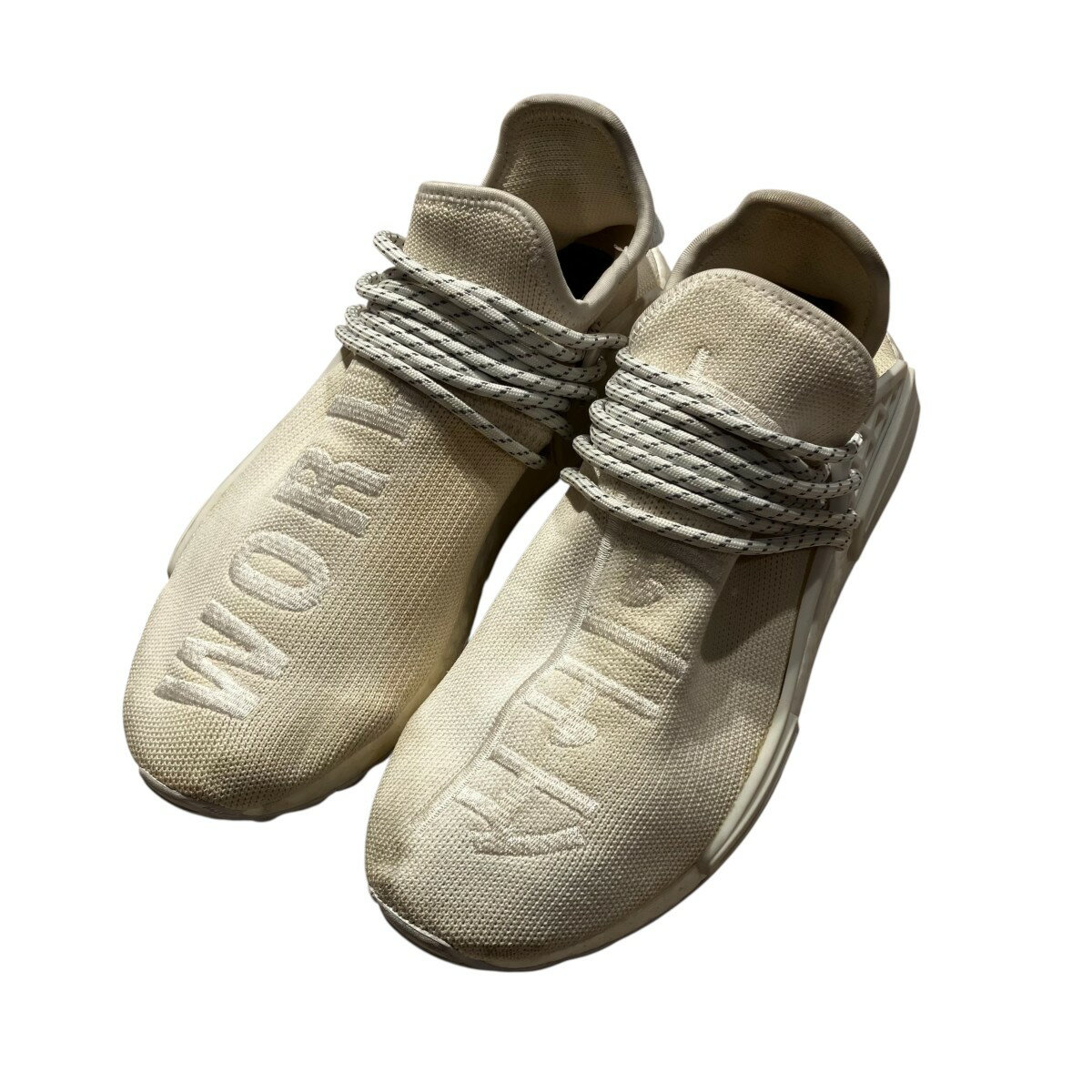 ADIdas BY PHARRELL WILLIAMS　Human Race NMD スニーカー ホワイト サイズ：26.0 （アディダス バイ ファレル・ウィリアムス）