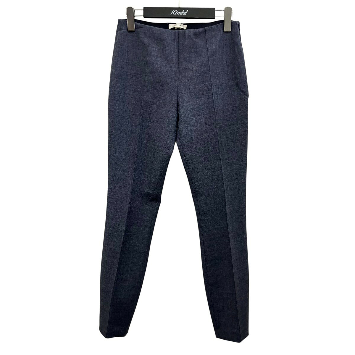 【中古】THE ROWストレッチスラックス 1947W1116 ネイビー サイズ：2【価格見直し】