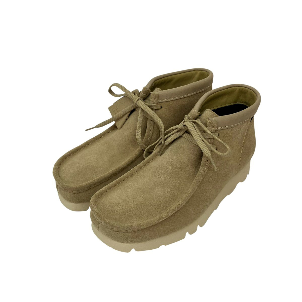 CLARKS　WallabeeBT GTX ワラビーシューズ ベージュ サイズ：7 1/2(25.5cm相当） （クラークス）