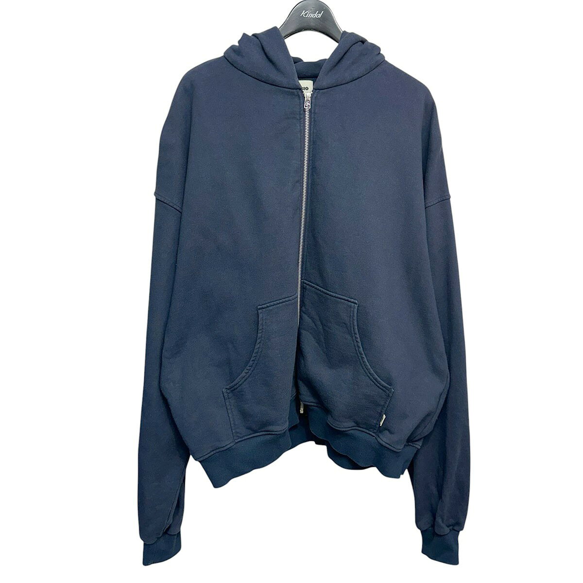 【中古】BIO　FADED MONSTER ZIP HOODIE モンスタージップフーディー 24S2T01 ネイビー サイズ：L 【210626】（ビオ）