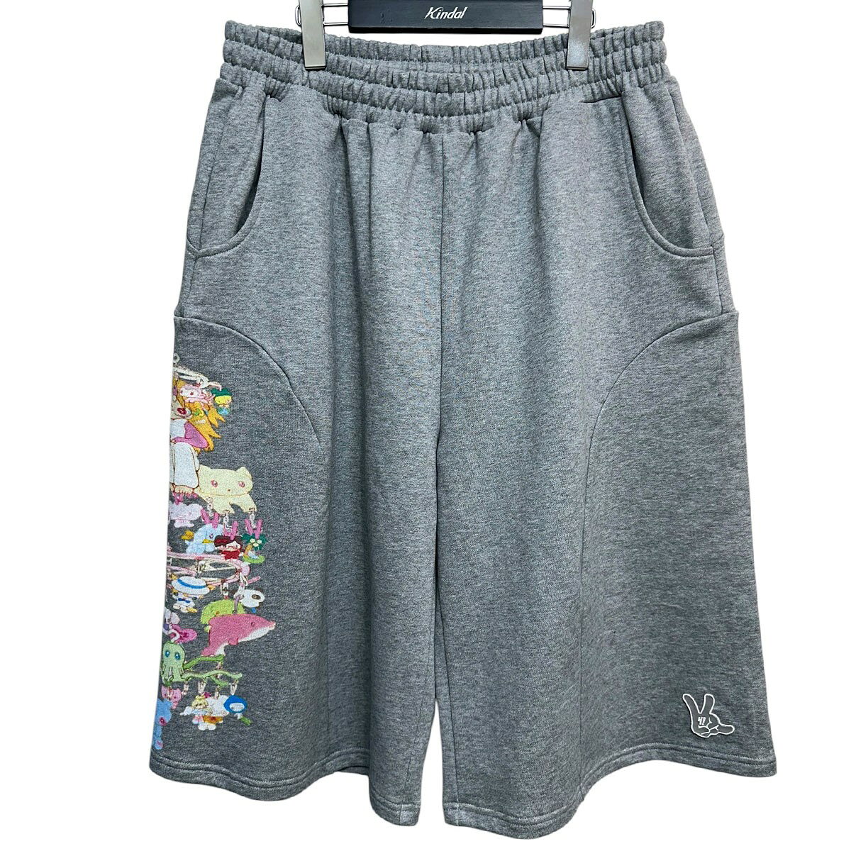 Yumin Ha　Laundry Mobile Shorts グラフィックショーツ グレー サイズ：32 （ユミン ハ）