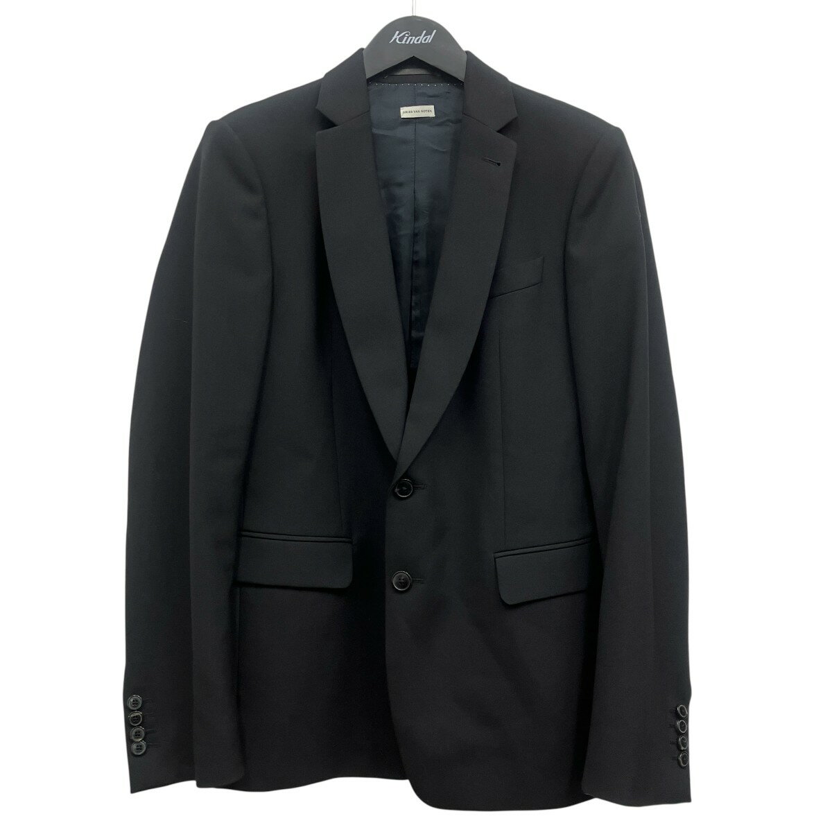 【中古】DRIES VAN NOTEN　テーラードジャケット ブラック サイズ：46 【220626】（ドリスヴァンノッテン）