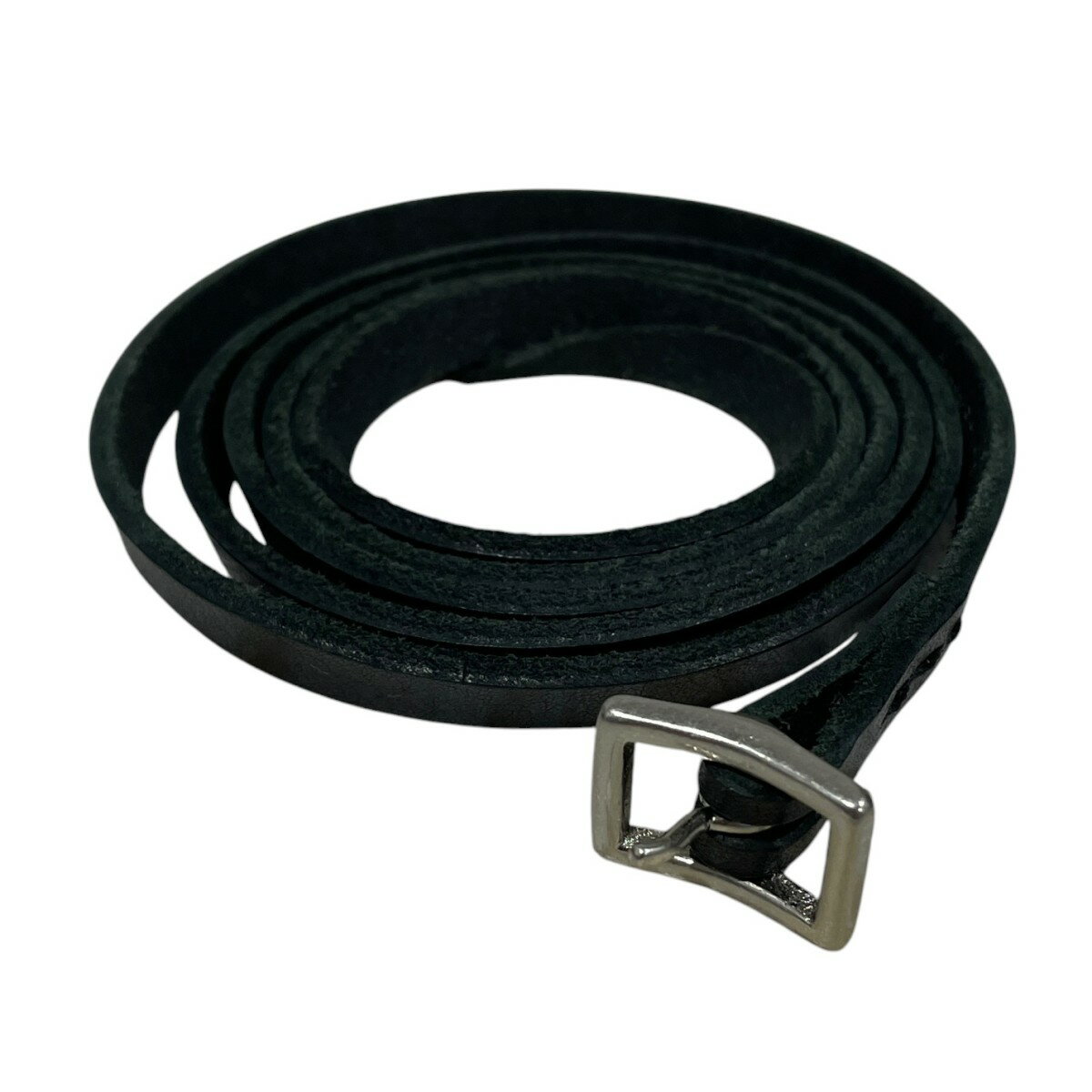 Hender Scheme　レザーベルト snake belt スネークベルト ol-rs-sn ブラック・シルバー （エンダースキーマ）