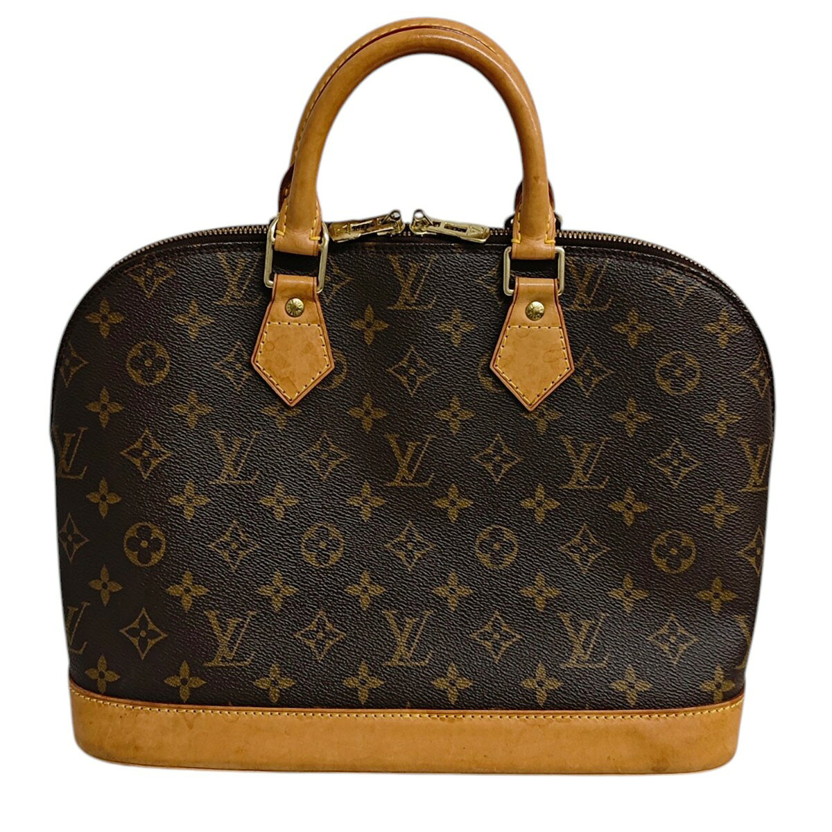 【中古】LOUIS VUITTON　アルマ モノグラム ハンドバッグ M51130 ブラウン 【240626】（ルイヴィトン）(4.0)