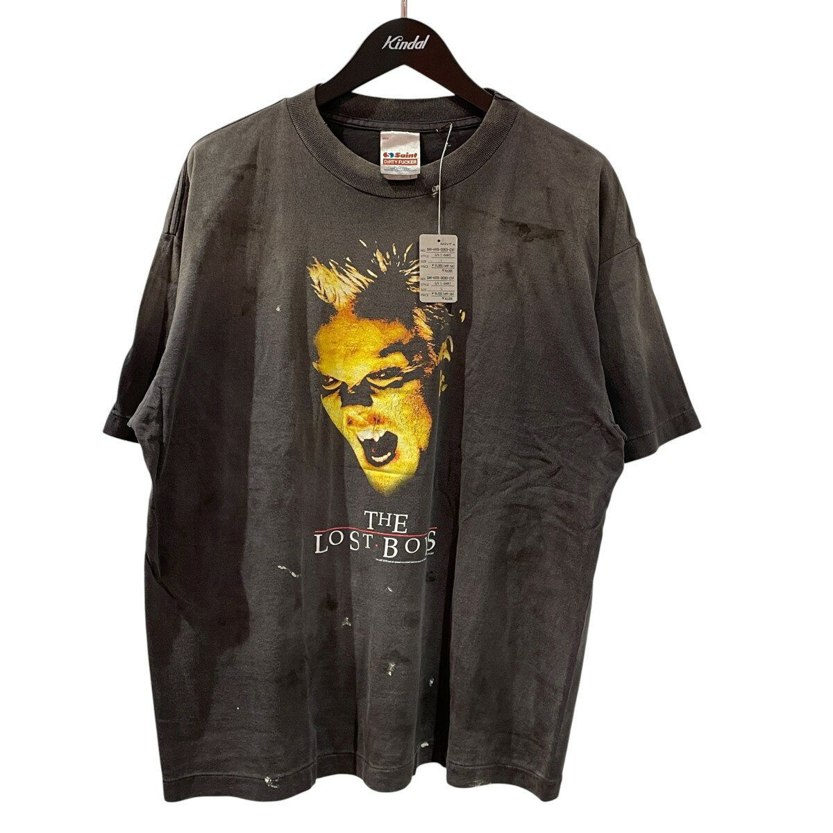 SAINT MICHAEL　LB SS TEE VANPIRE 半袖Tシャツ SM-HR3-0000-C51 グレー サイズ：L （セントマイケル）