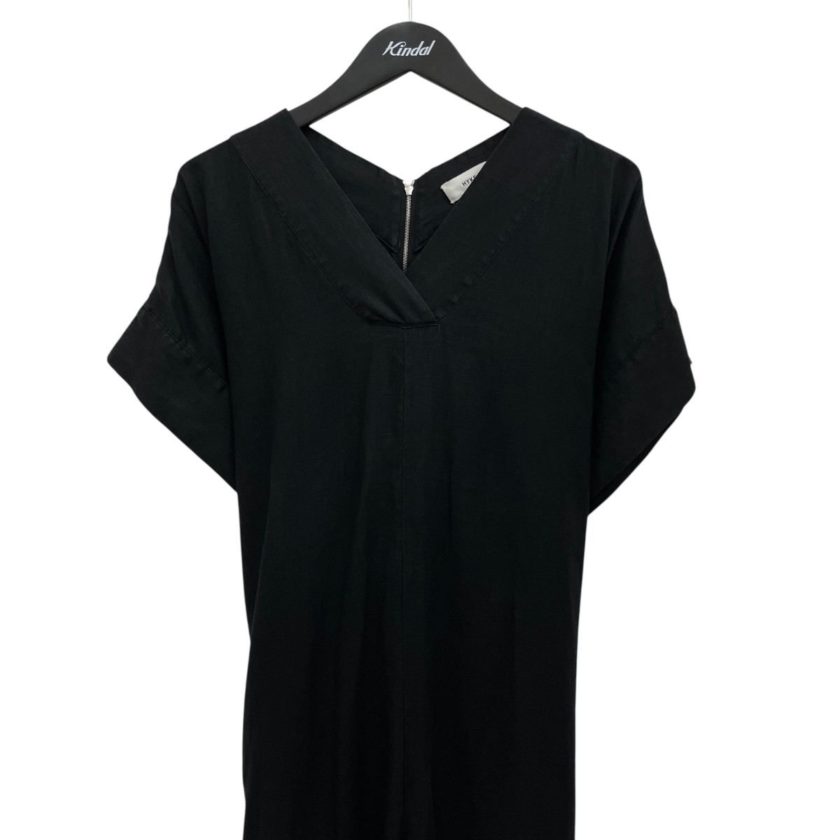 ブランド古着のカインドオルの【中古】HYKE23SS 【LINEN JUMPSUIT】 オールインワン 231-16166 305 ブラック サイズ：L【価格見直し】｜アングル3