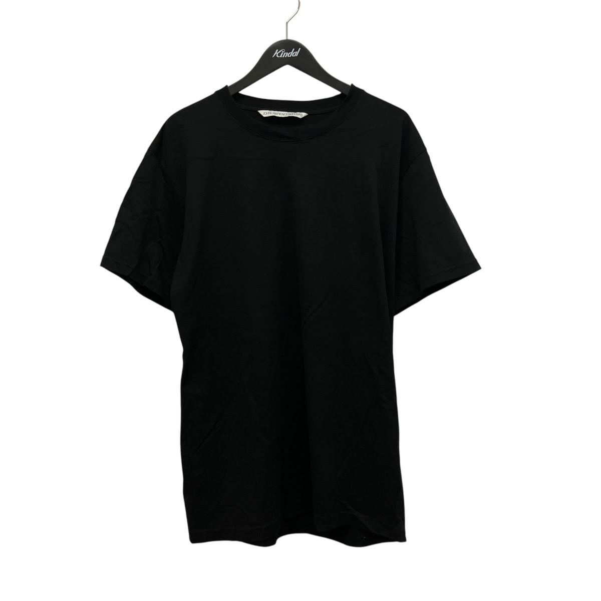 JOHN LAWRENCE SULLIVAN　BACK LOGO PRINT T-SHIRT バックロゴTシャツ JLS-05-01 ブラック サイズ：XL （ジョンローレンスサリバン）