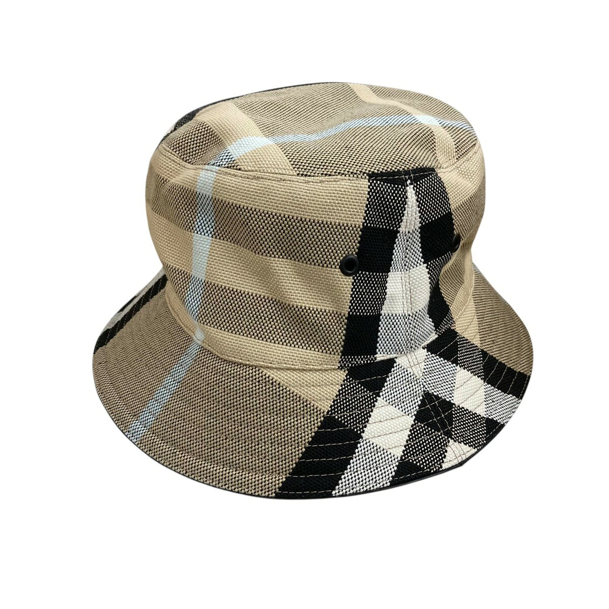 中古 BURBERRY LONDONチェックバケットハット ベージュ×ブラック サイズ：L 価格見直し kind-u-13585651 ブランド古着のカインドオル パッケージ画像
