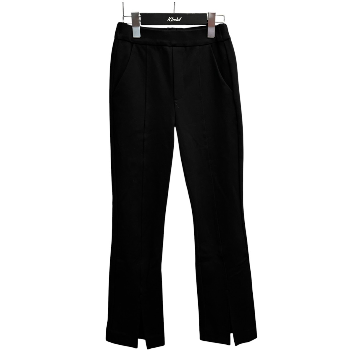 【中古】FRAY IDストレッチパンツ スリットスラックス FWFP252224 ブラック サイズ：0【価格見直し】