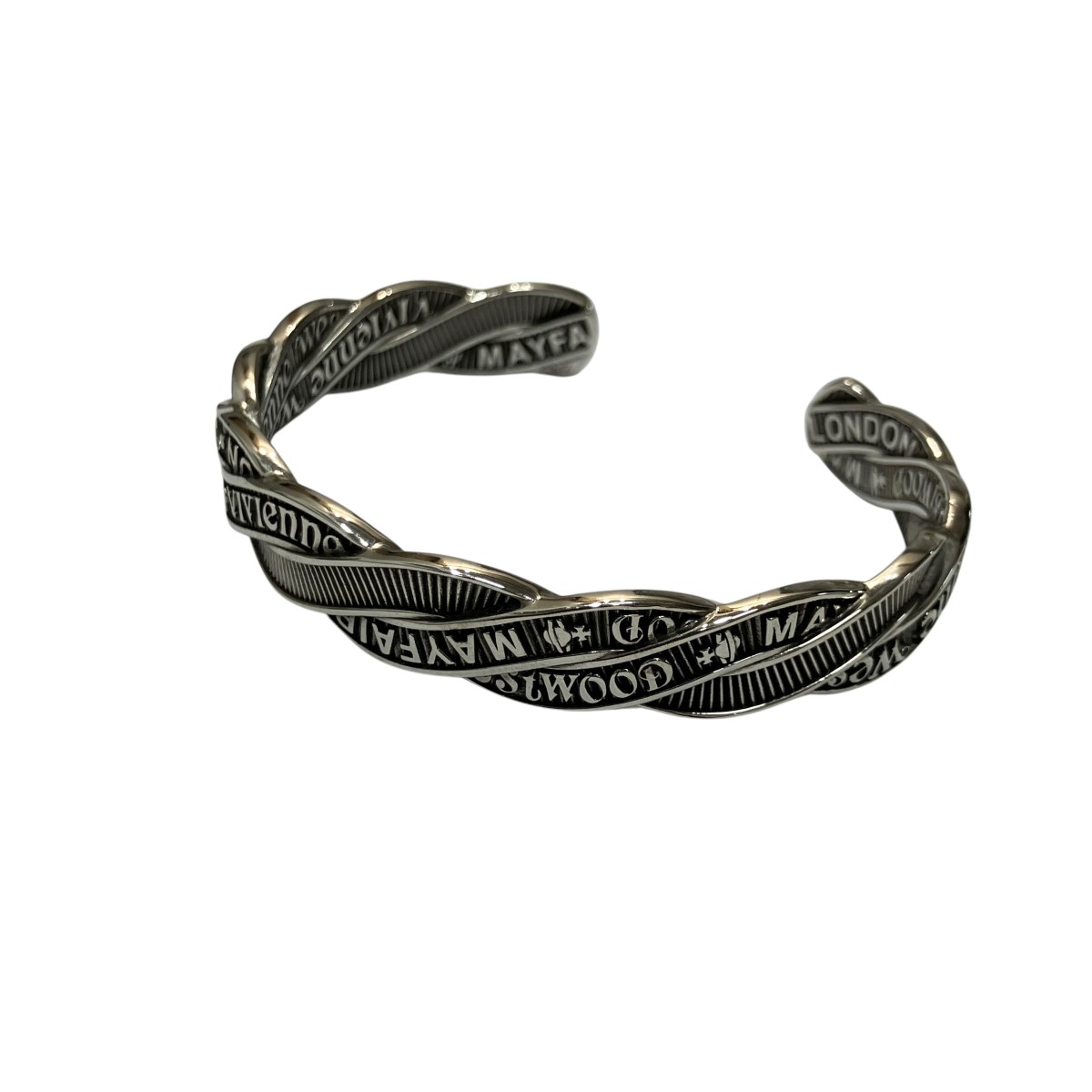 【中古】Vivienne Westwood man　MAN ZAKARYAバングル シルバー サイズ：- 【100726】（ヴィヴィアンウエストウッドマン）